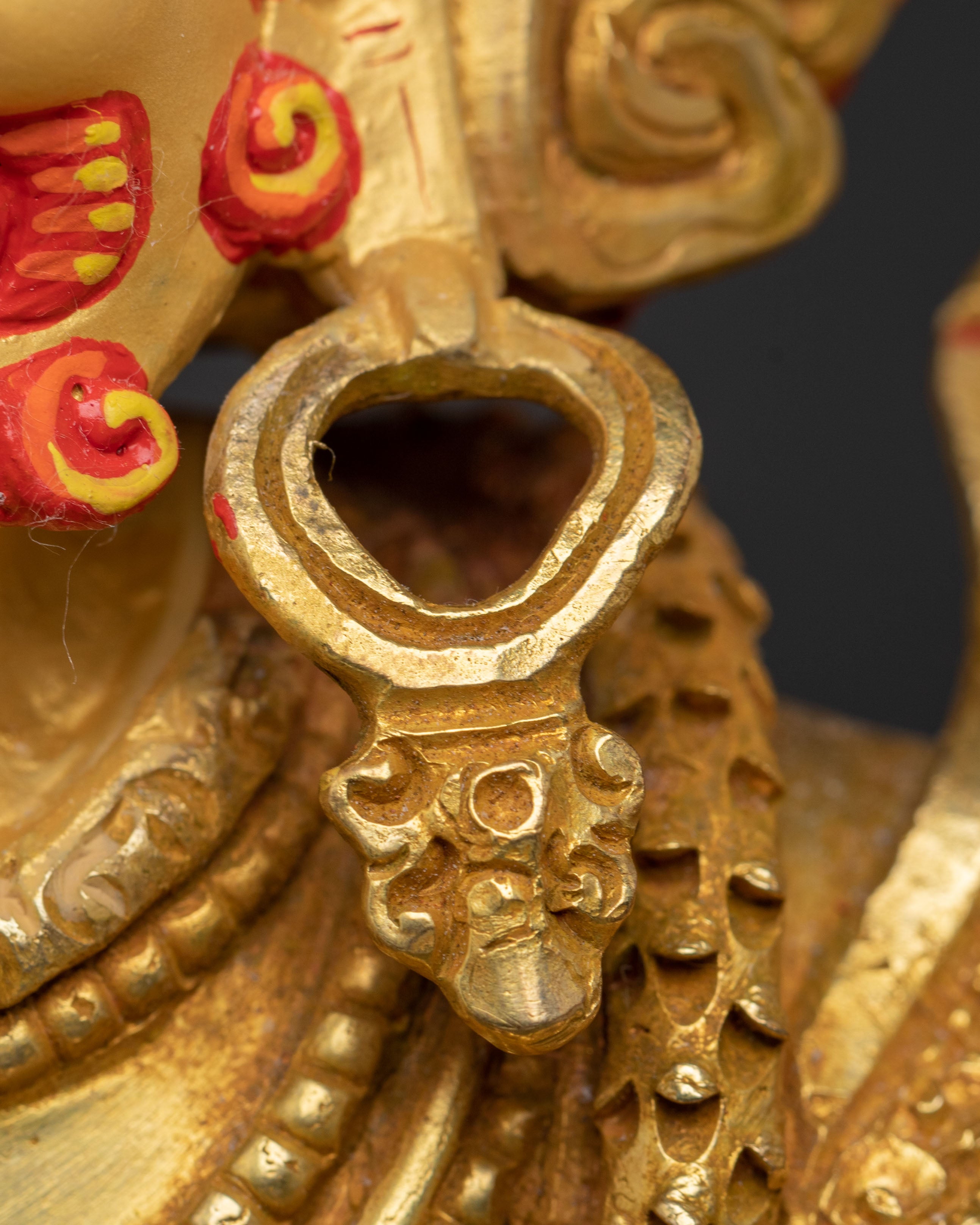 Four Armed Mahakala | Hand-Gilded Copper Statue