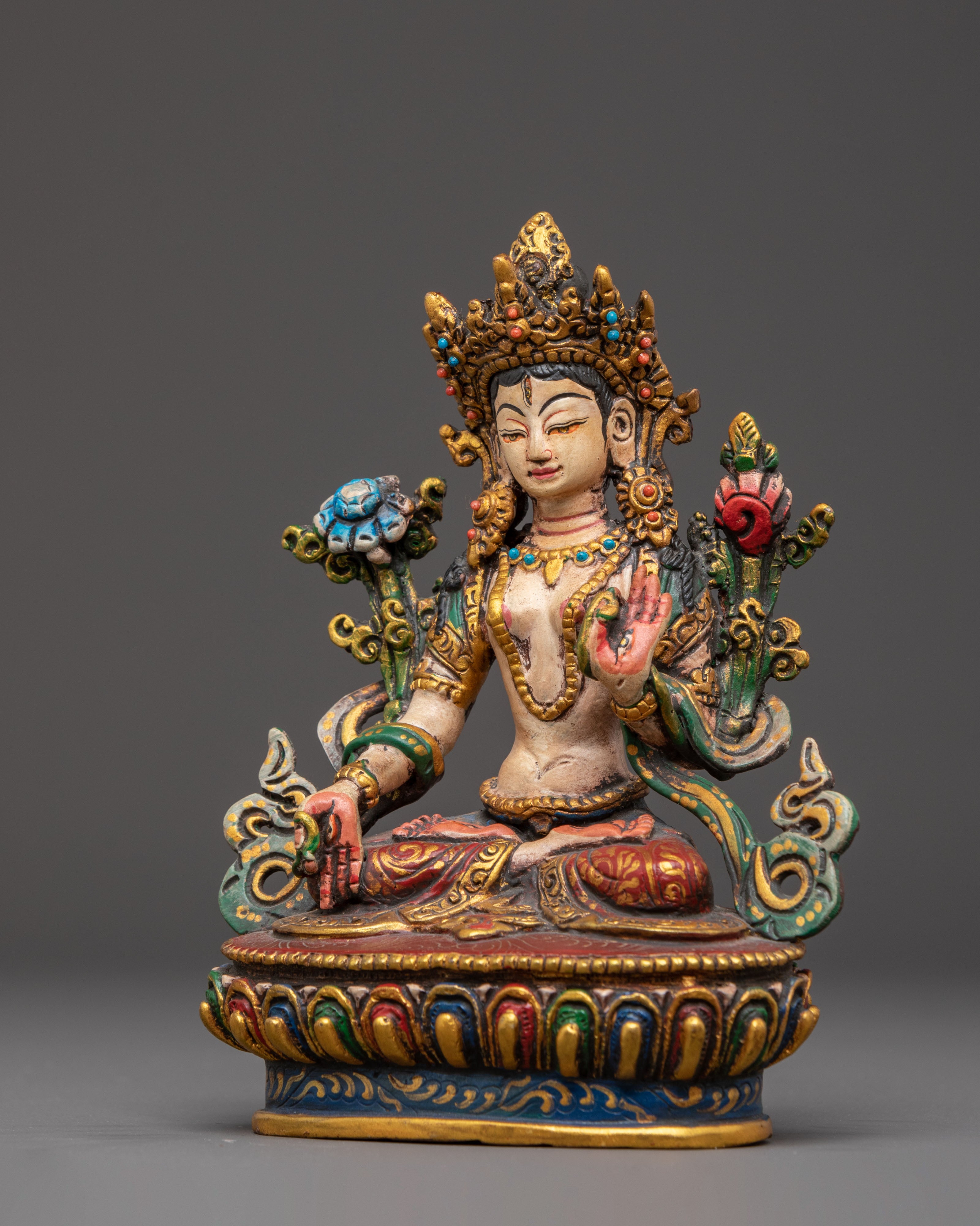 White Tara Art: Symbol of Power | Spiritual Decor for Meditation