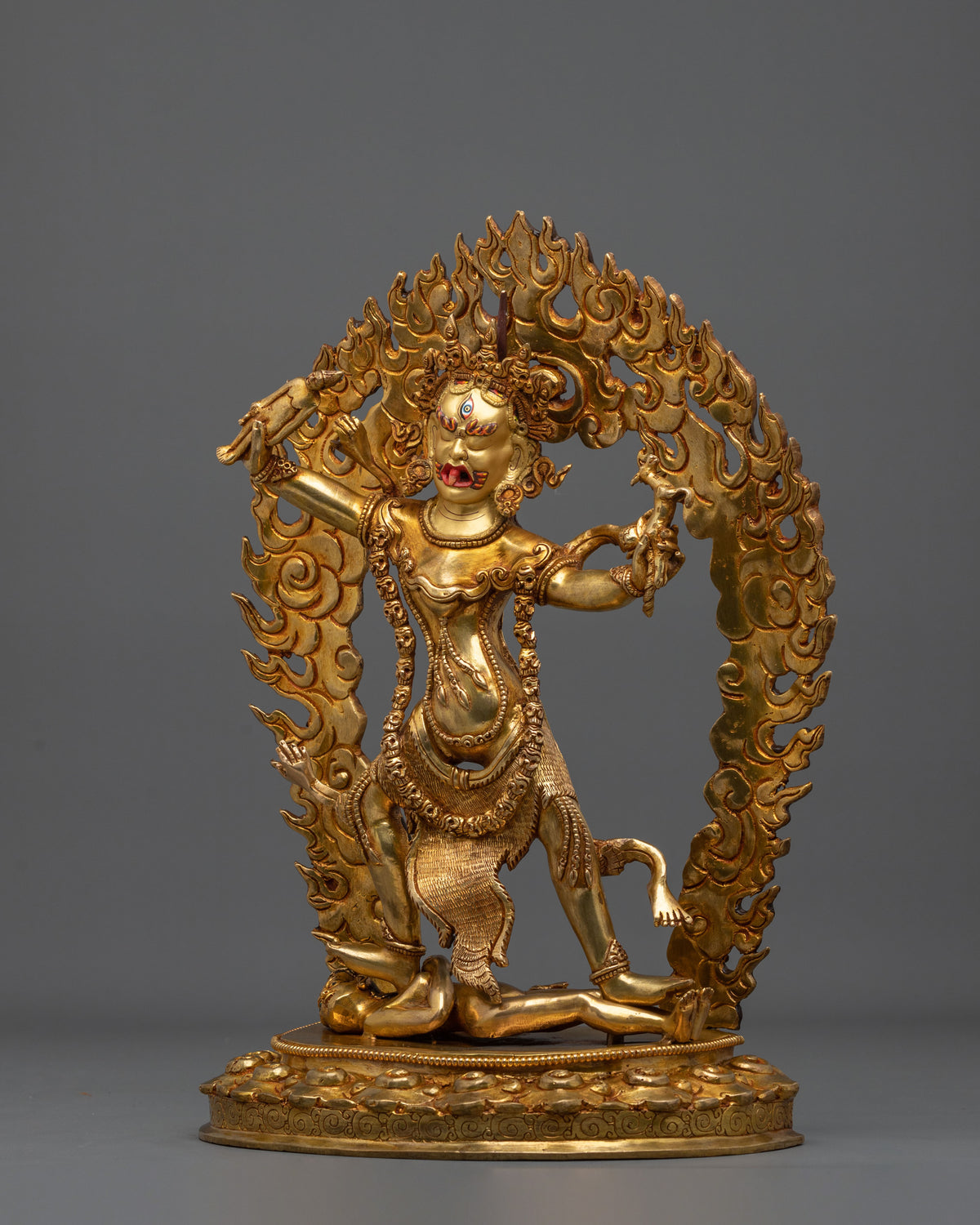 Ekajati Statue | Wrathful Buddhist Guardian