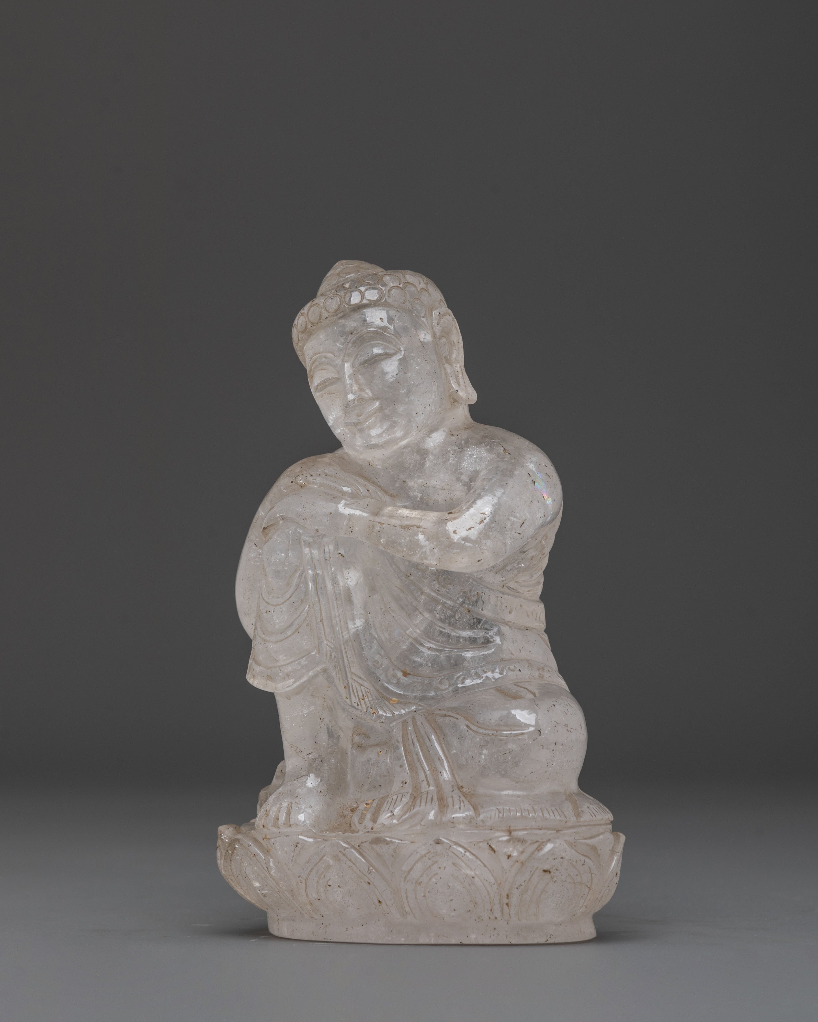 Buddha Statue | Luminous Crystal from Ganesh Himal