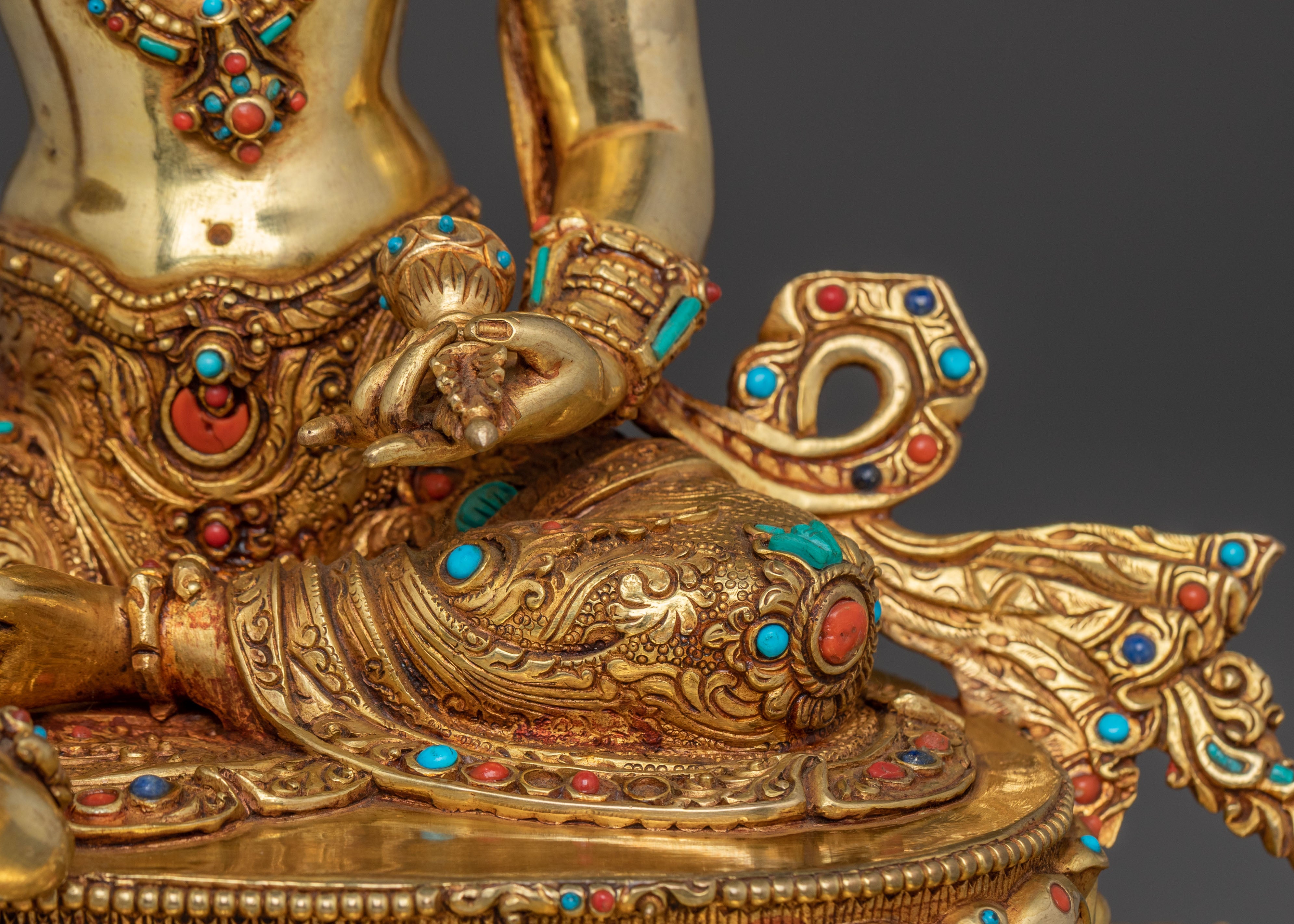 Sacred Vajrasattva Golden Statue: Ultimate purification