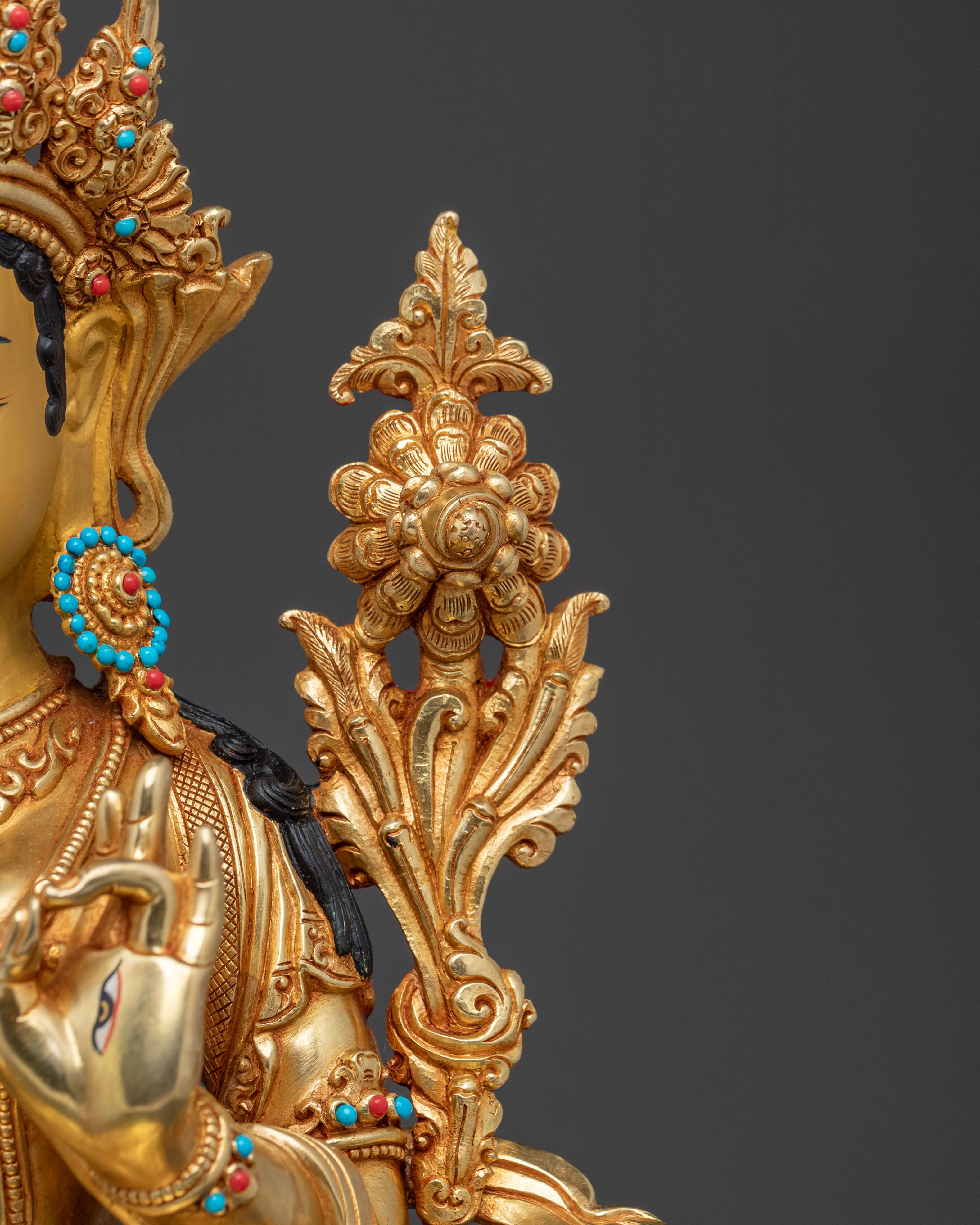 White Tara Pure Compassion Statue | Goddess of Healing and Long Life