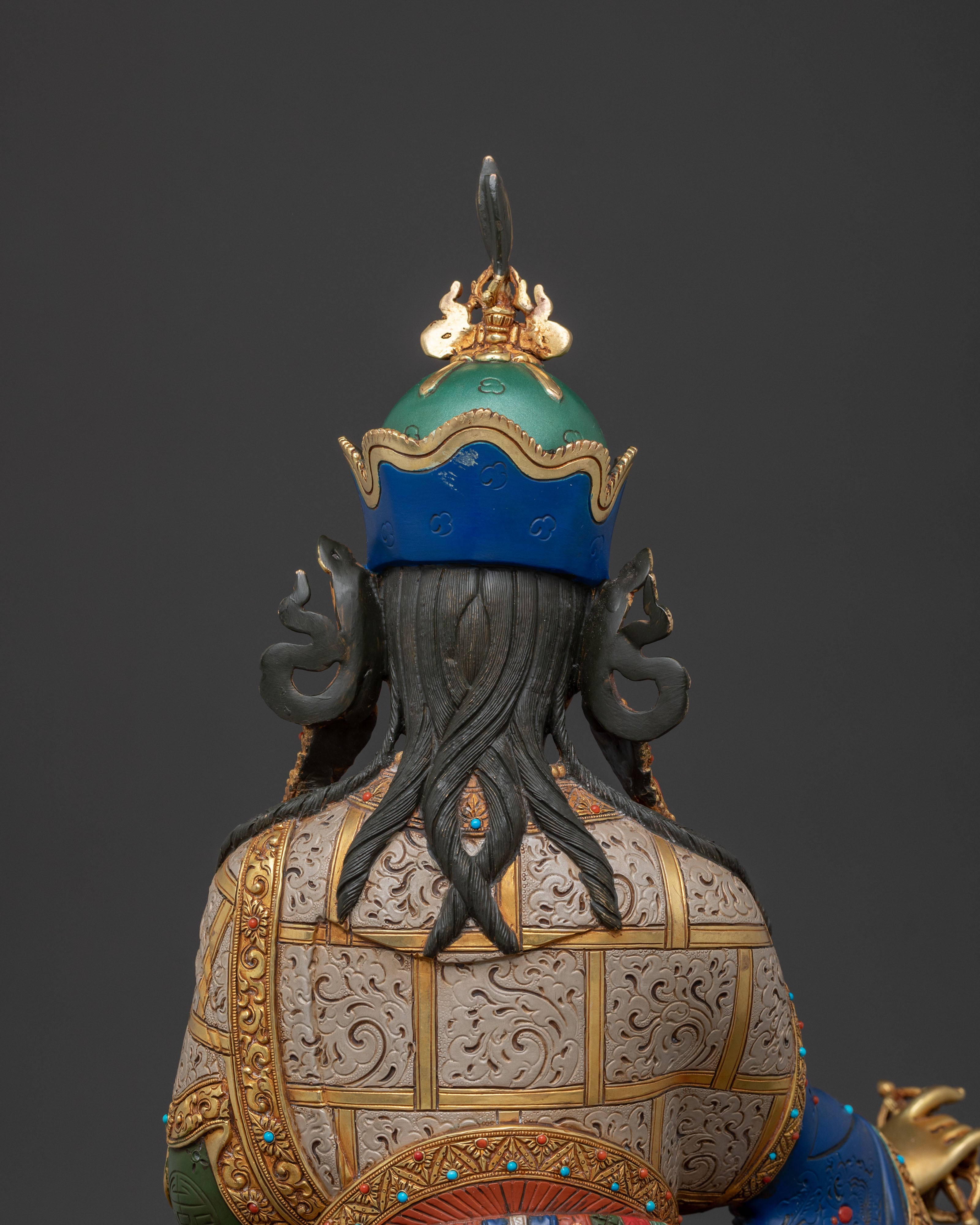 Guru Rinpoche Dharma Statue: Nepalese Artistry