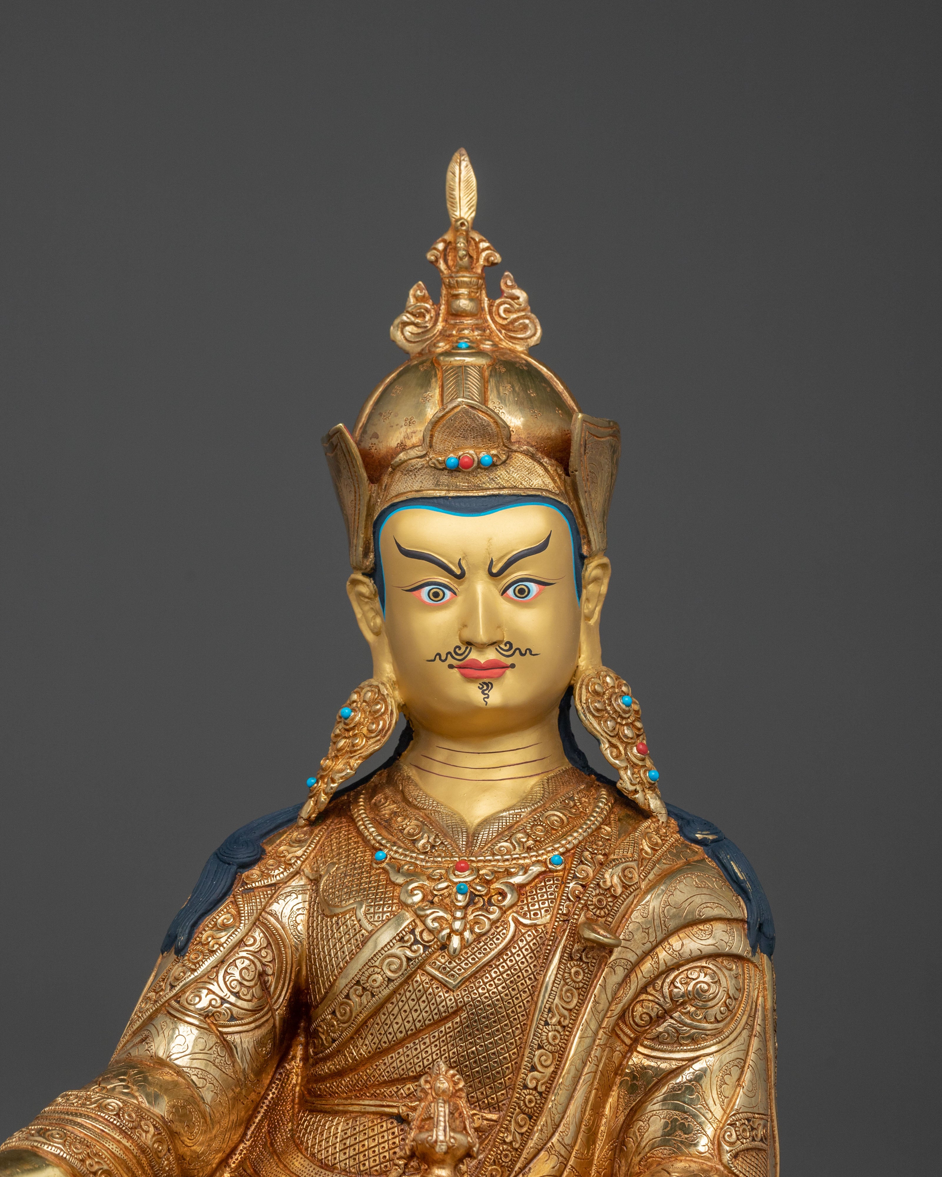 The Precious Master Guru Rinpoche Statue | Buddhist Sculpture for Blessings