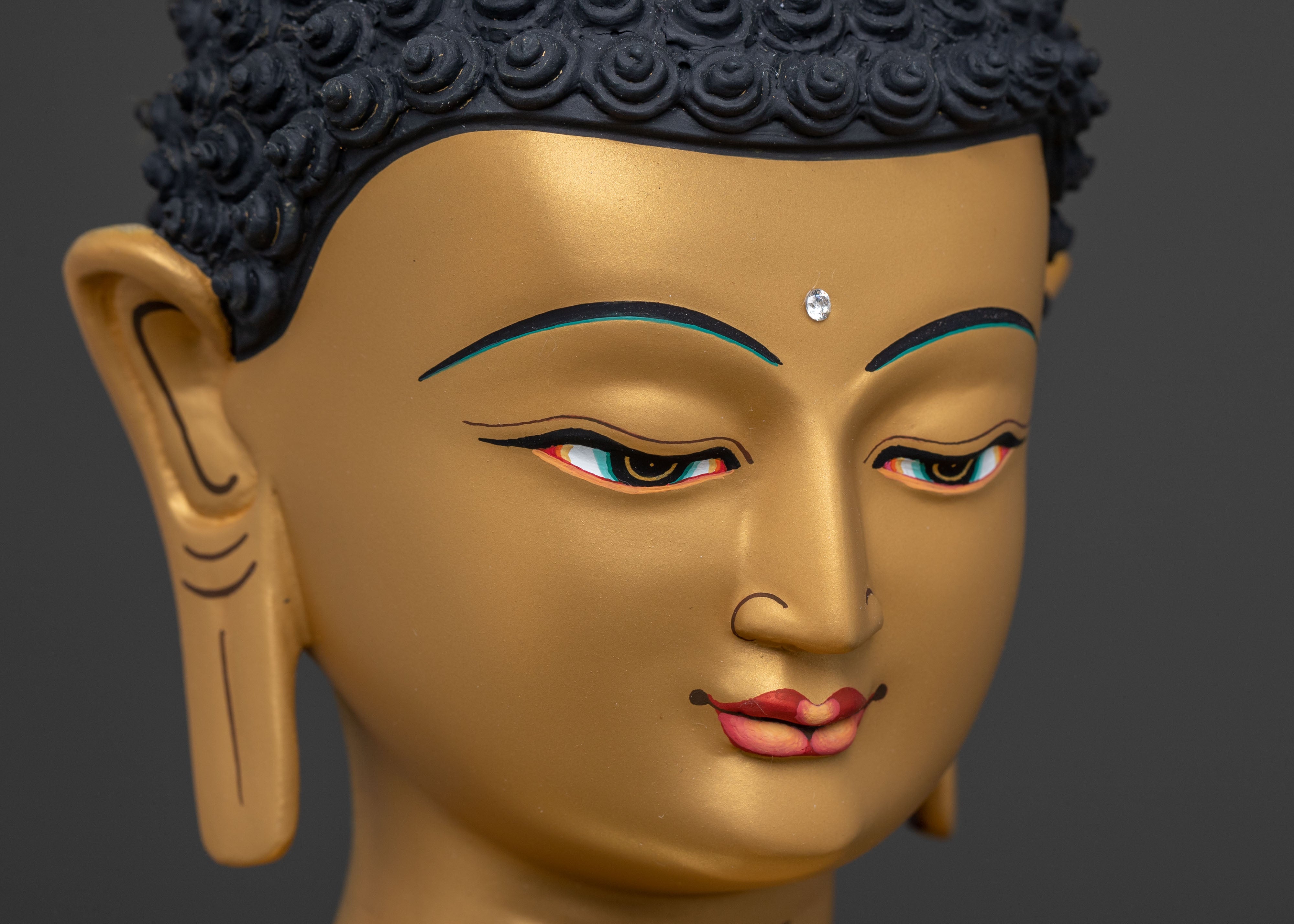 Medicine Buddha Golden Statue | Spiritual Healing