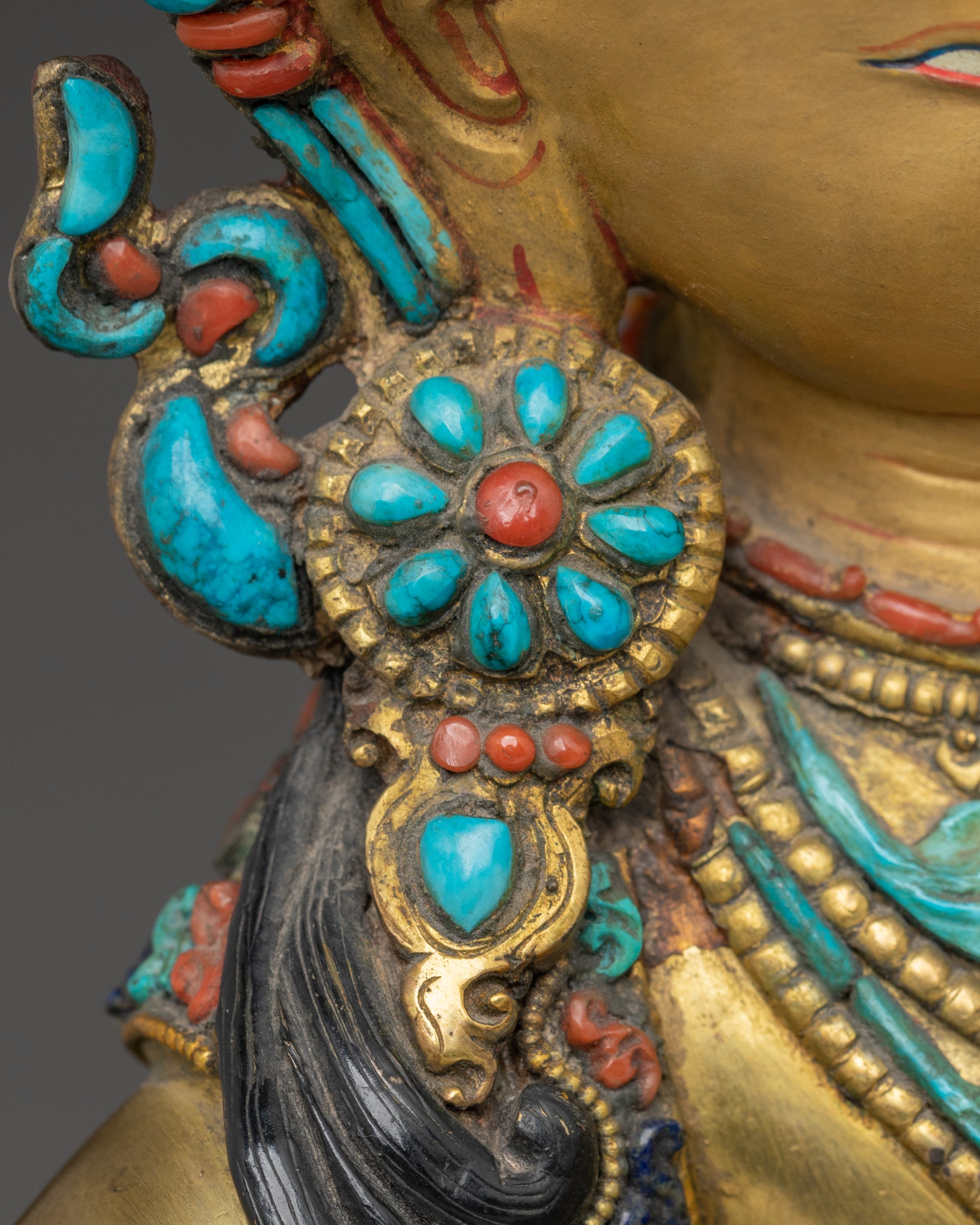Manjushri, Guardian of Knowledge Handcrafted Statue | Dharma Protector