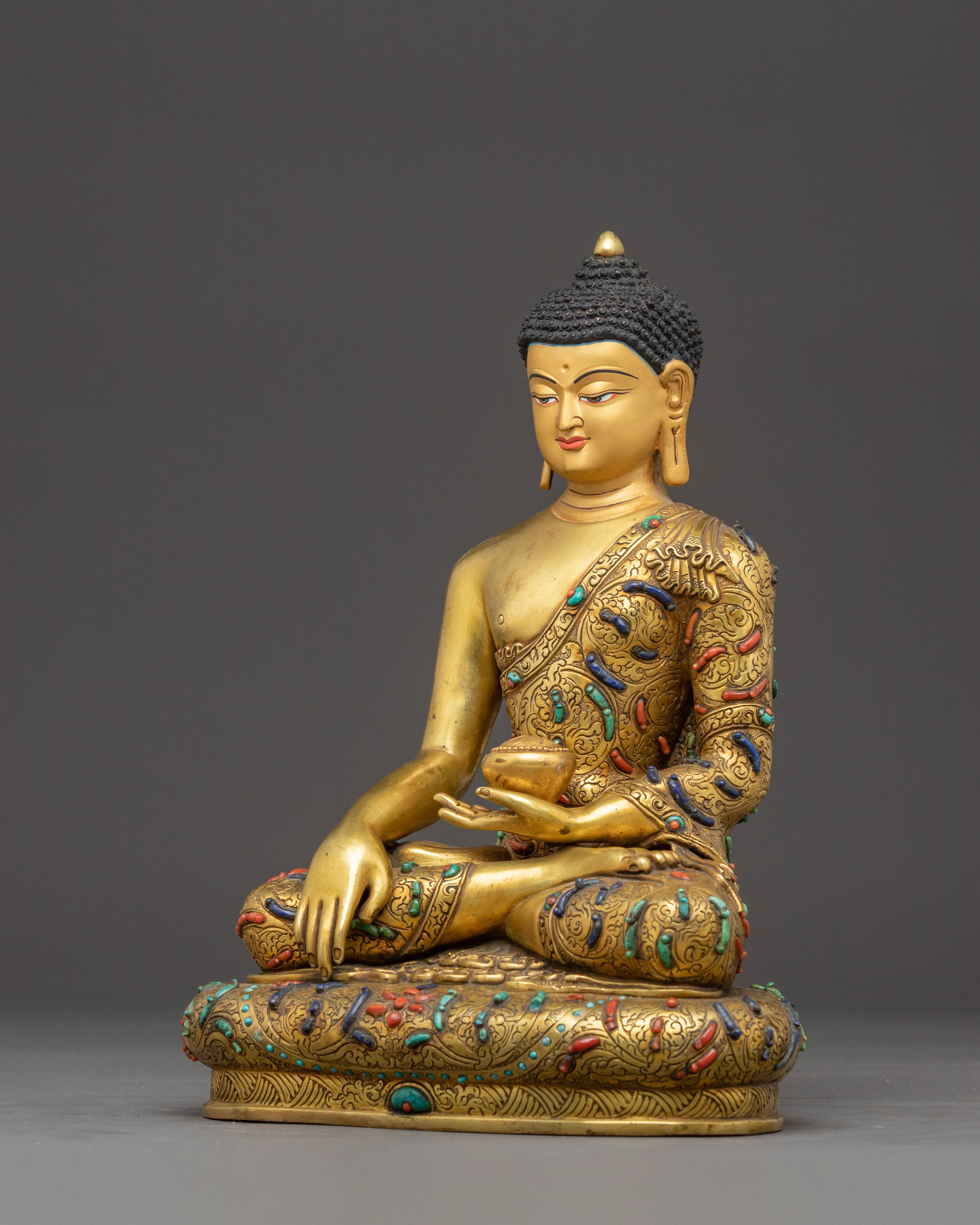 Handcrafted Buddha Shakyamuni Sculpture | Enlightened Sage of the Shakya Clan