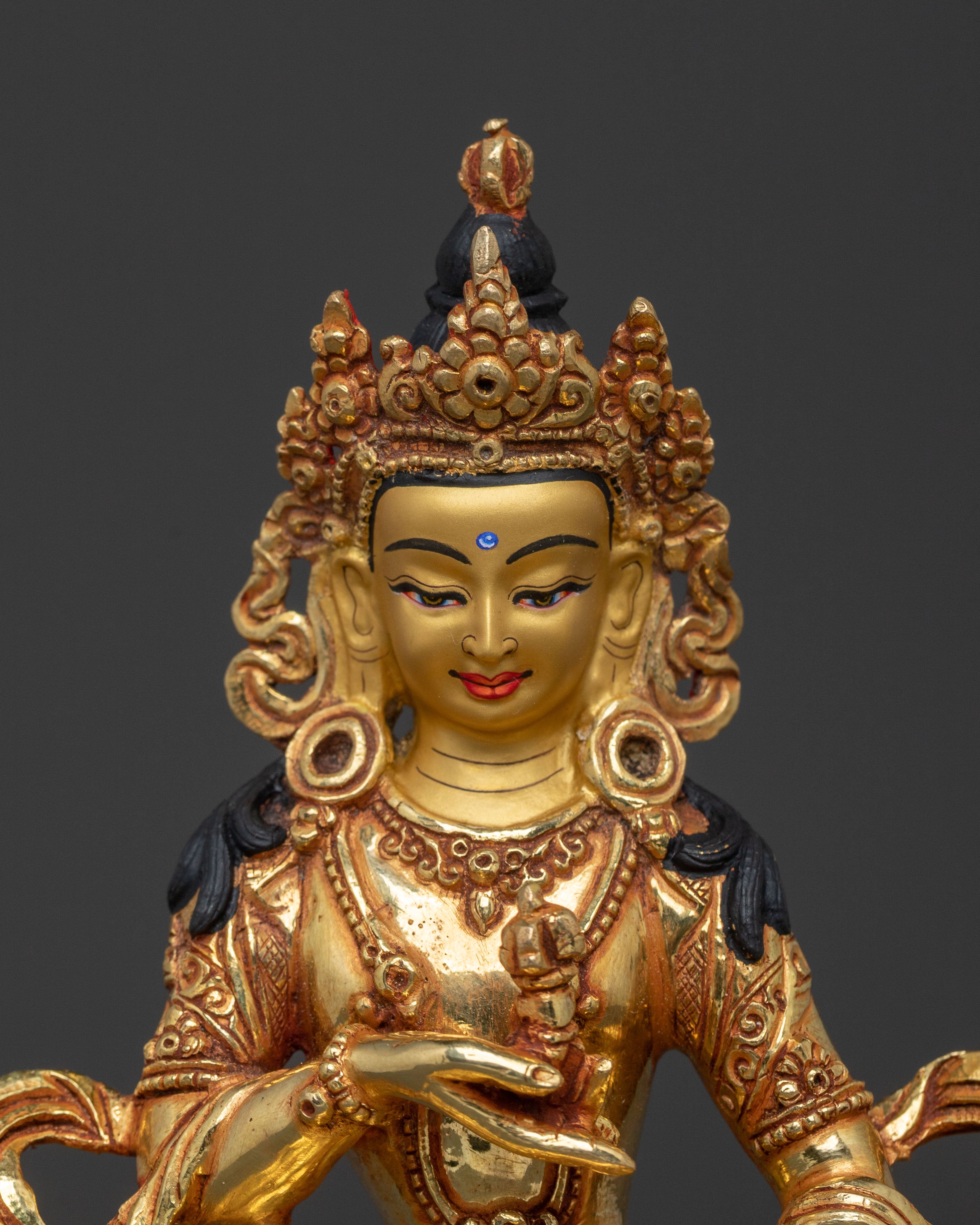 Statue of Vajrasattva Seated on Throne | Symbol of Purification