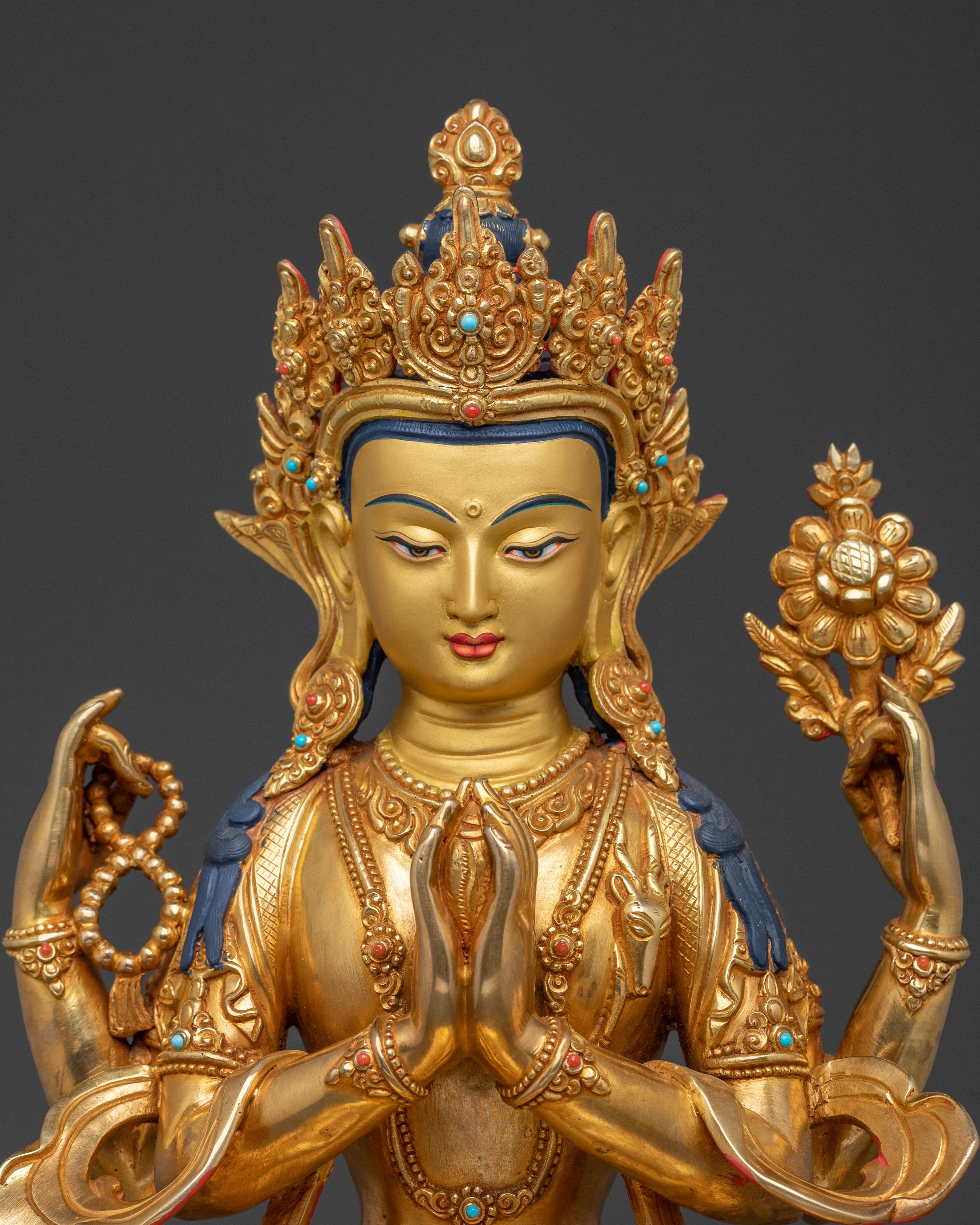 Chenrezig Loving Kindness Statue | Altar Decor