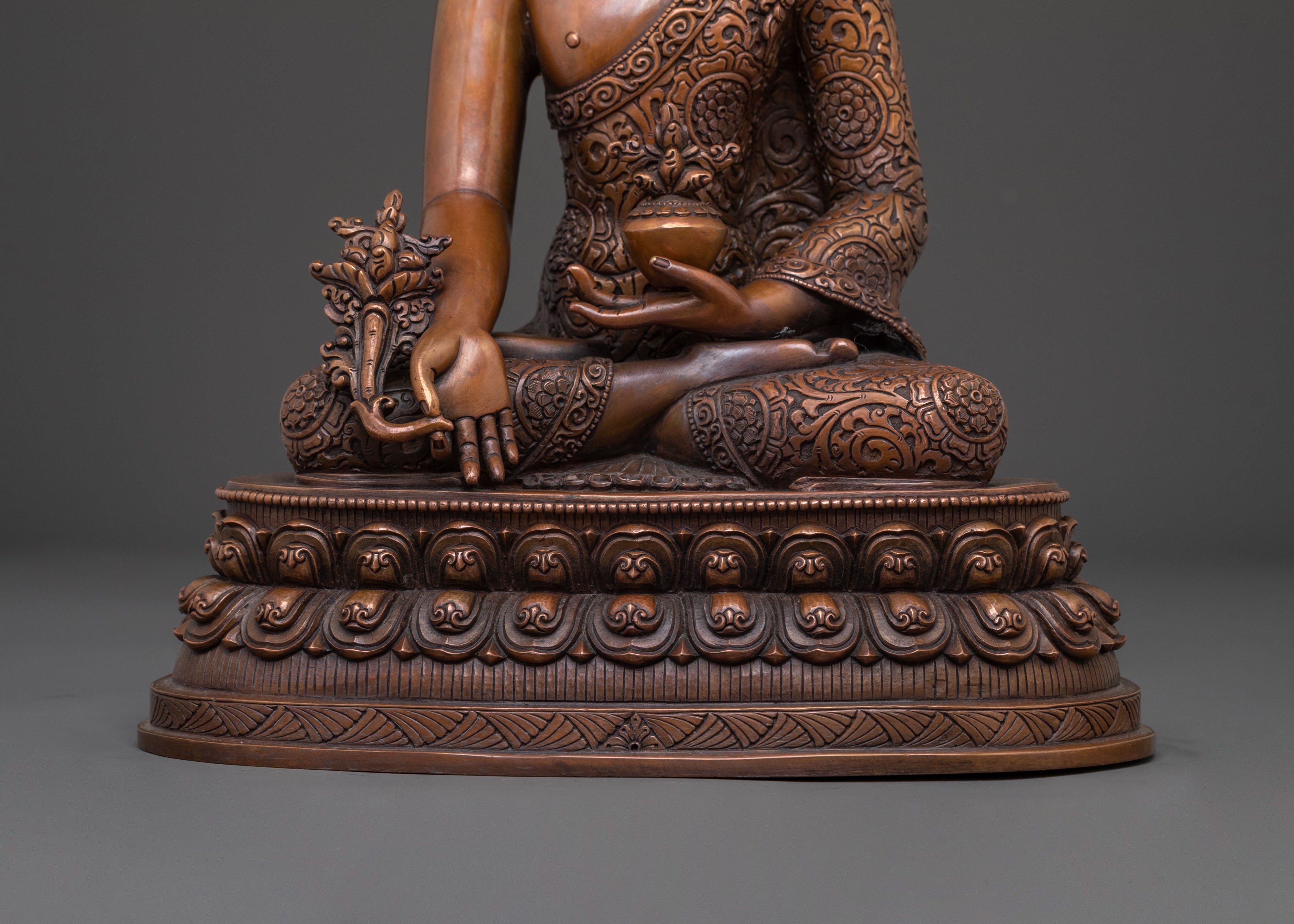 Medicine Buddha Power of Healing Statue | Spiritual Altar Decor