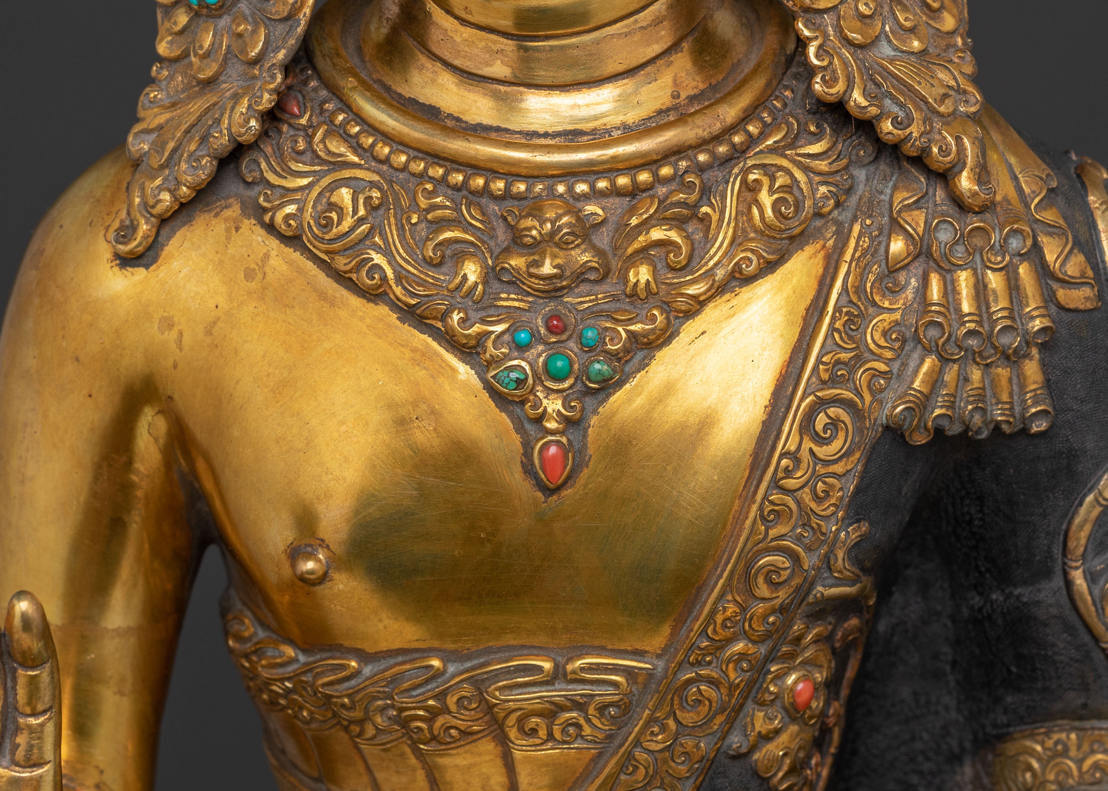 Dipankara Buddha: 24K Gold Gilded