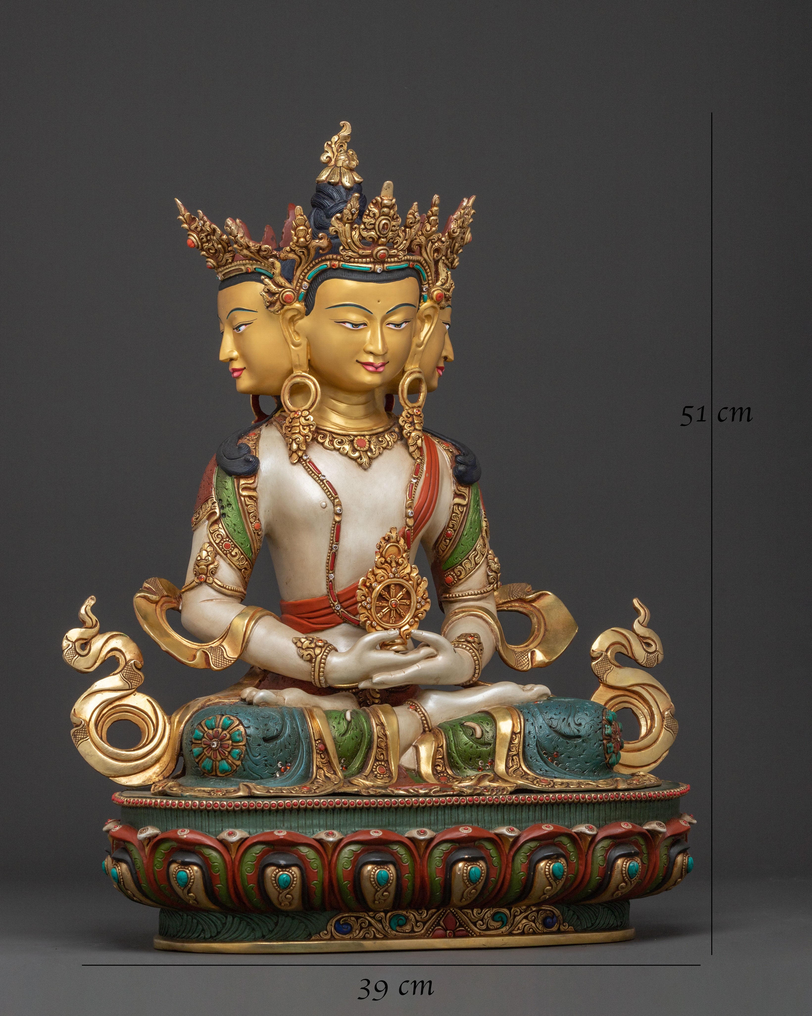 Vairocana Spiritual Statue | Made in Nepal