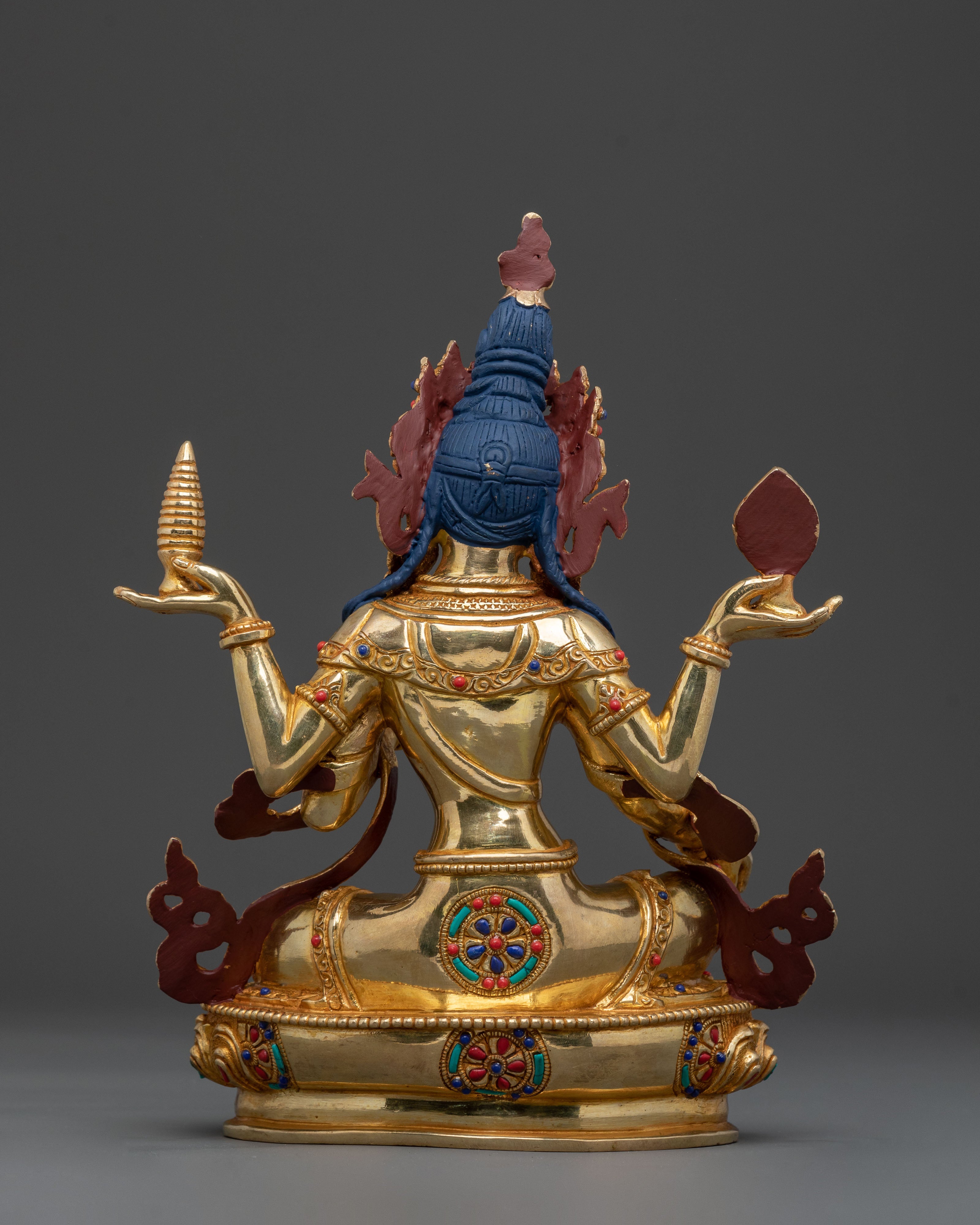 Laxmi devi spiritual statue | 24K Gold Gilded