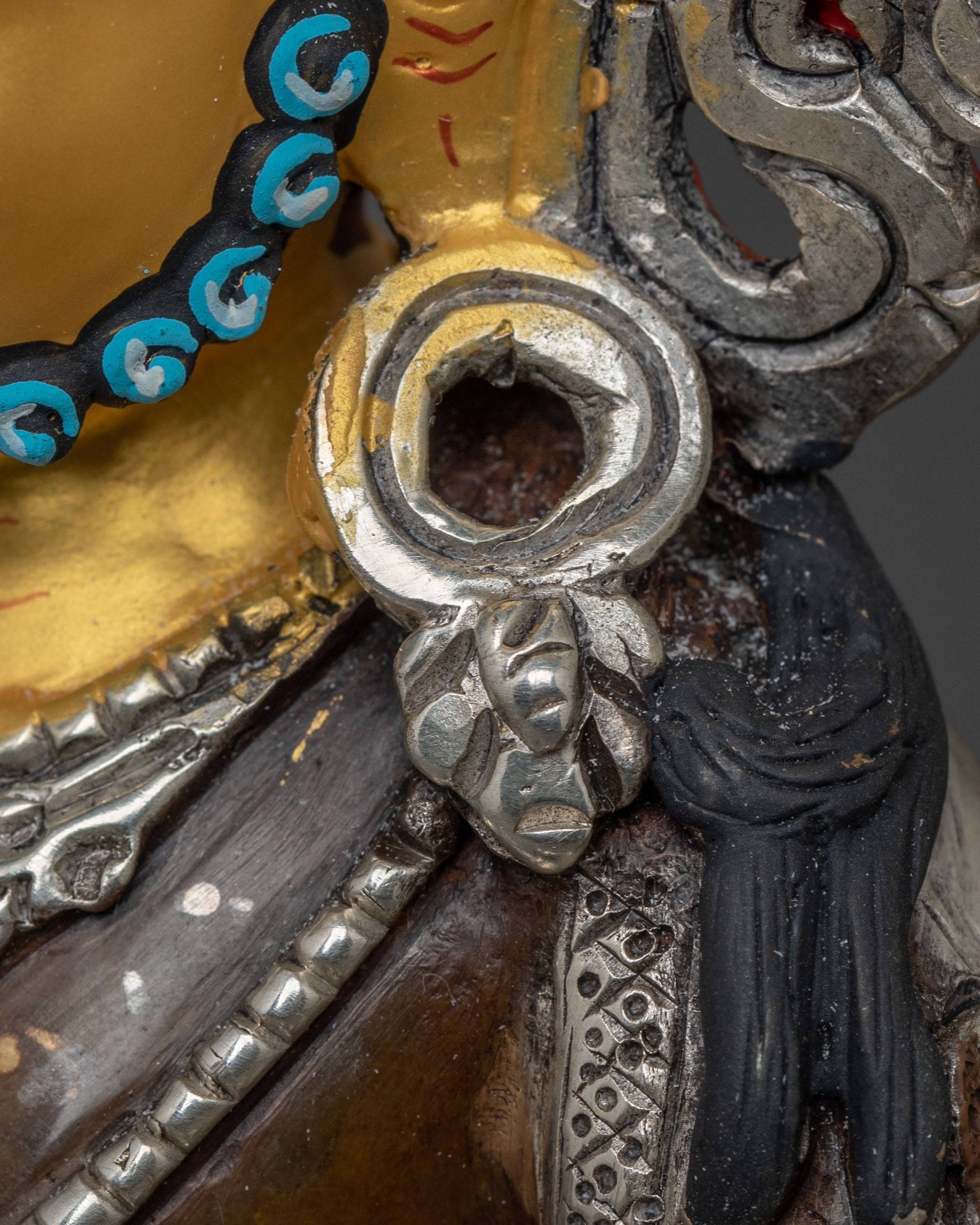 Dzambhala Spiritual Prosperity Statue – Handcrafted Gilded Serenity