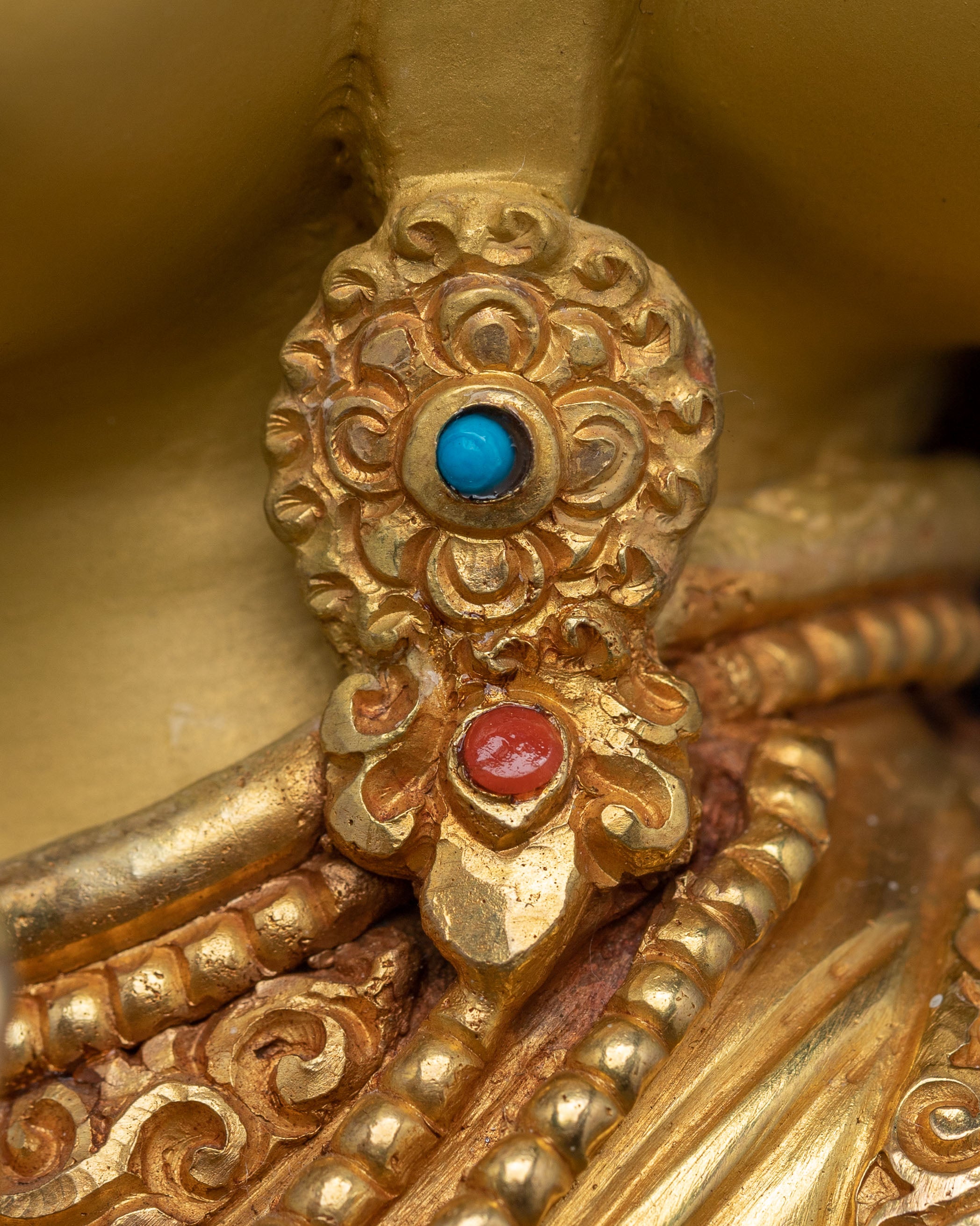 Namgyalma Statue: 24K Gold Gilded Dakini