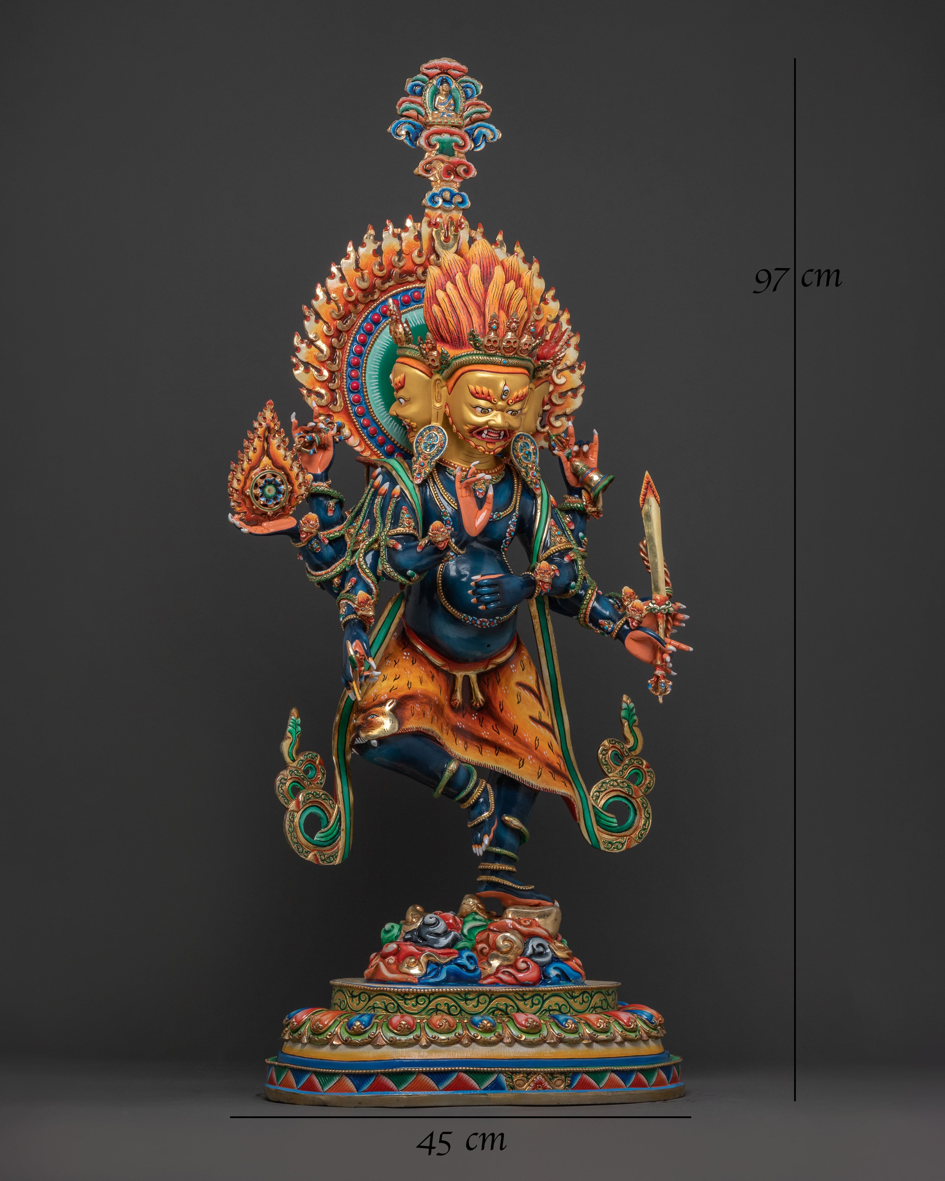Guardian Ucchusma Statue | Spiritual Altar Decor