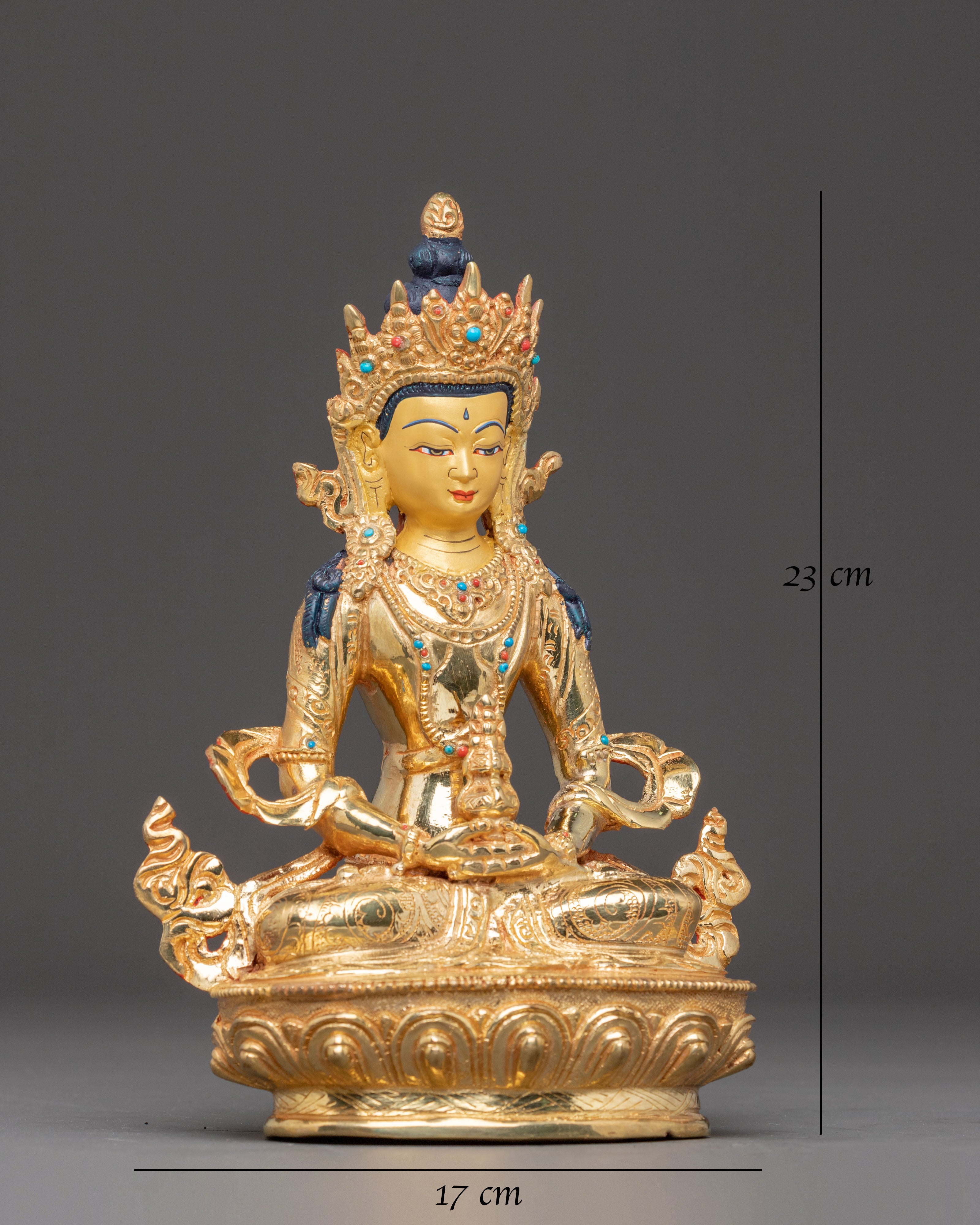 Amitabha Buddha Copper Handcrafted Statue 
