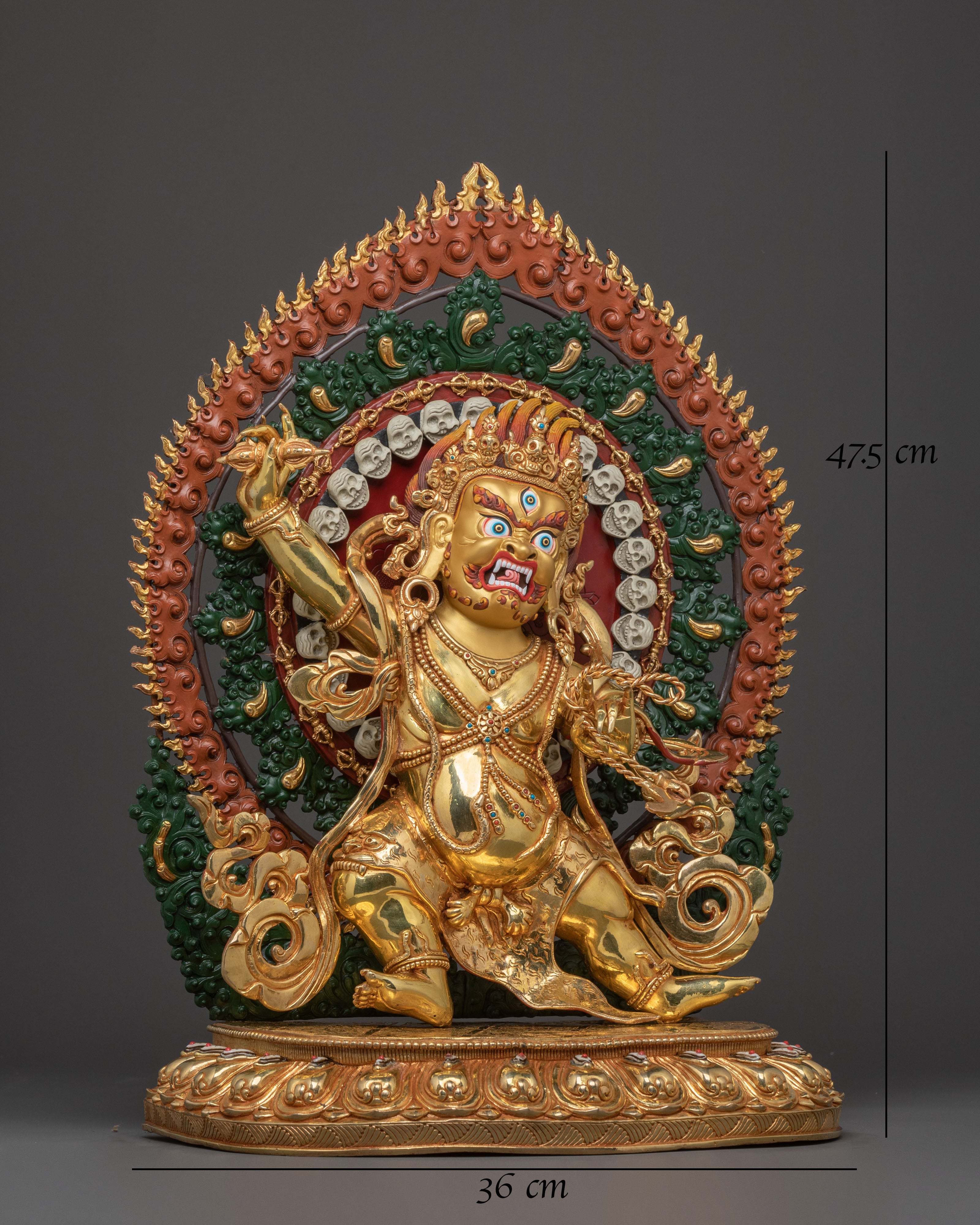 Bodhisattva Vajrapani Sacred Golden Statue