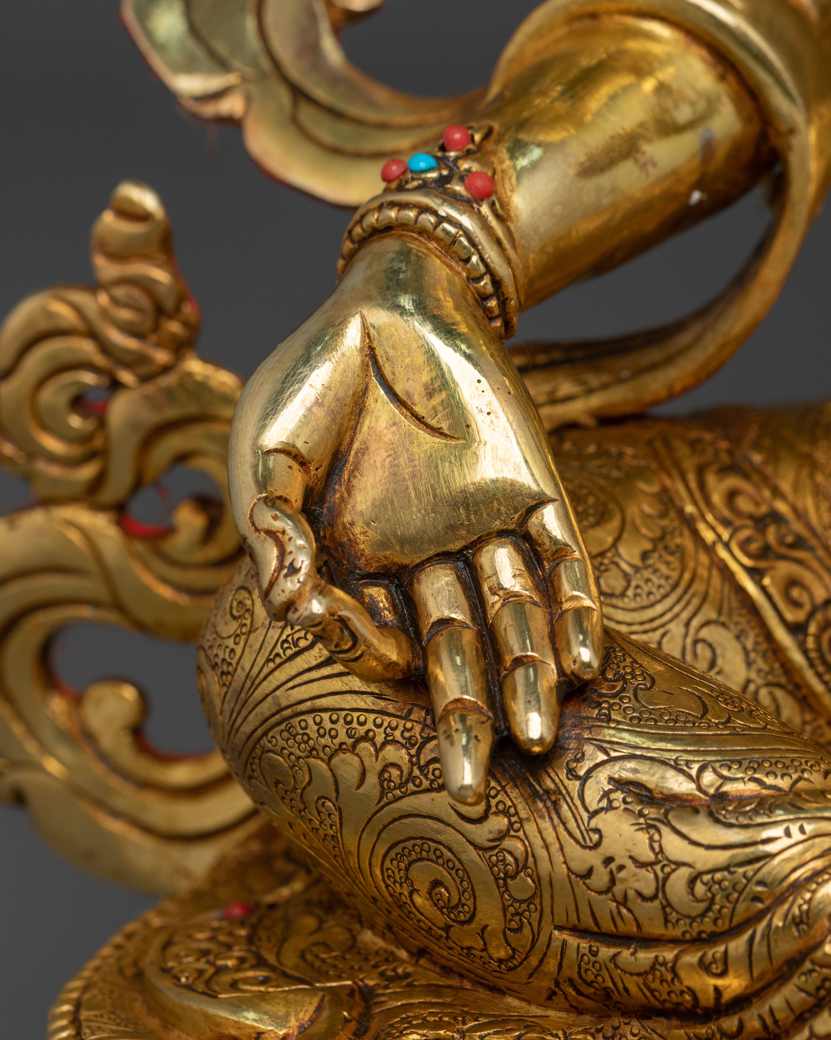 Tibetan Green Tara Statue | Healing Goddess