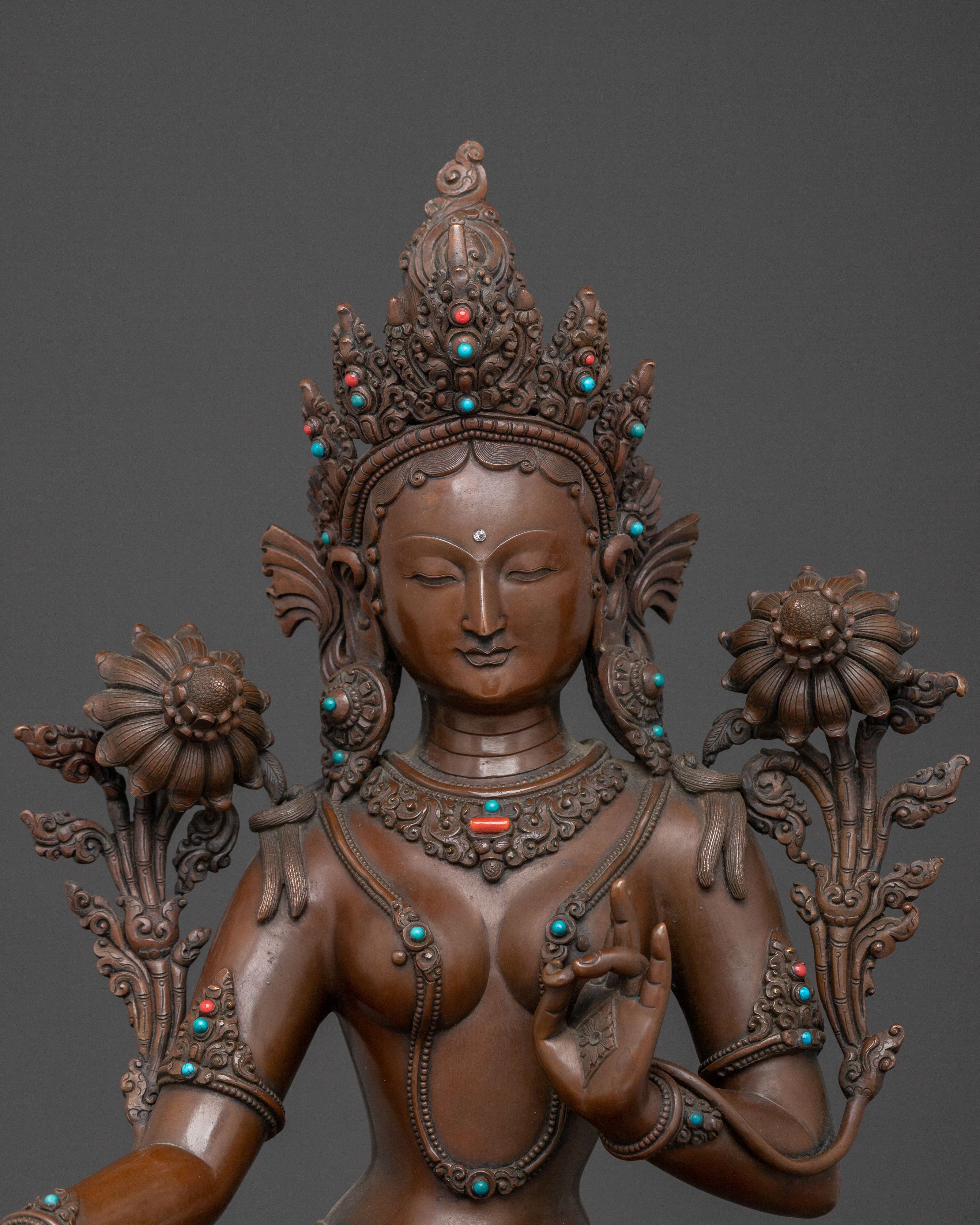 Green Tara Sacred Statue | Offers Divine Guidance