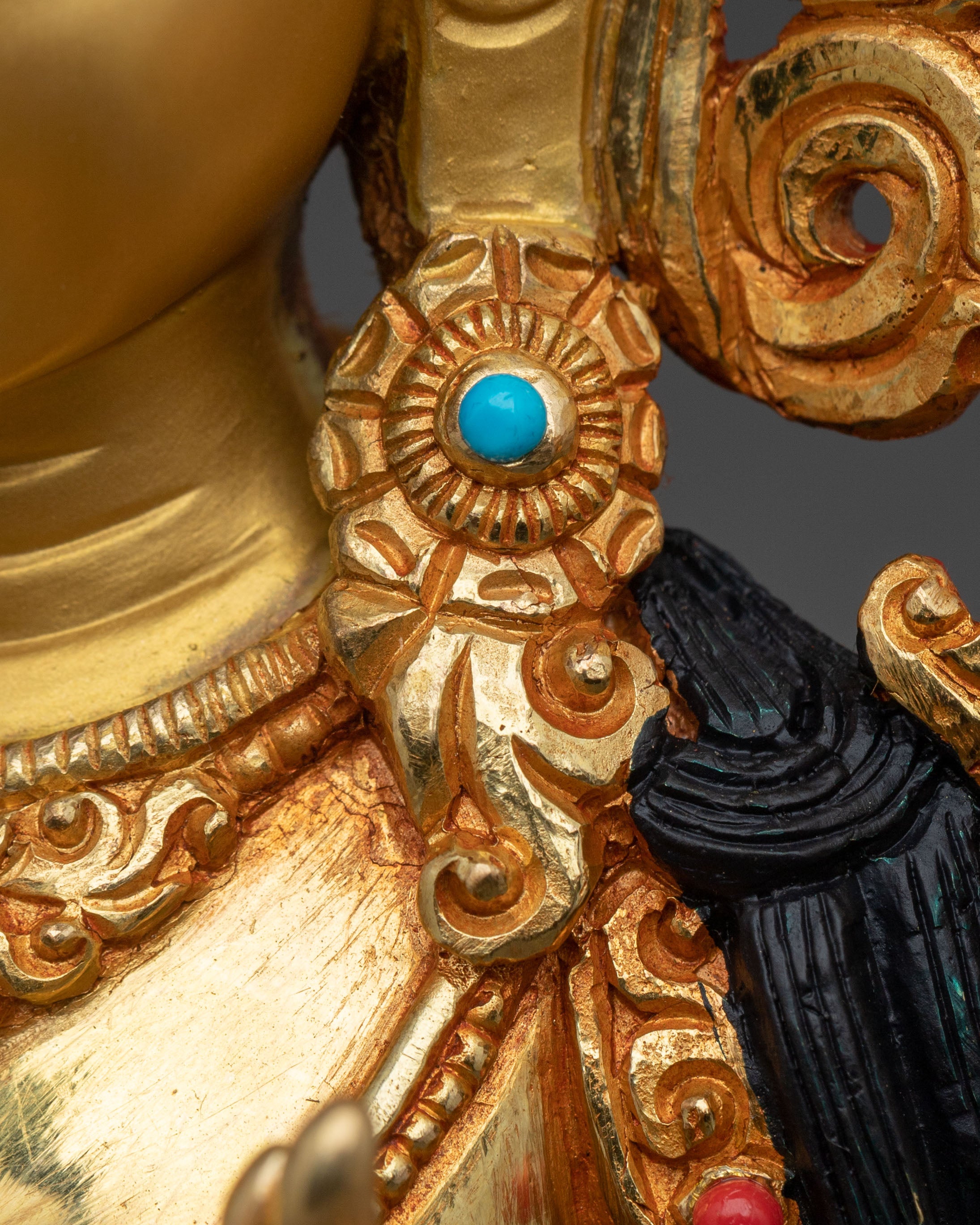 Green Tara Sculpture | Tibetan Buddhism Goddess