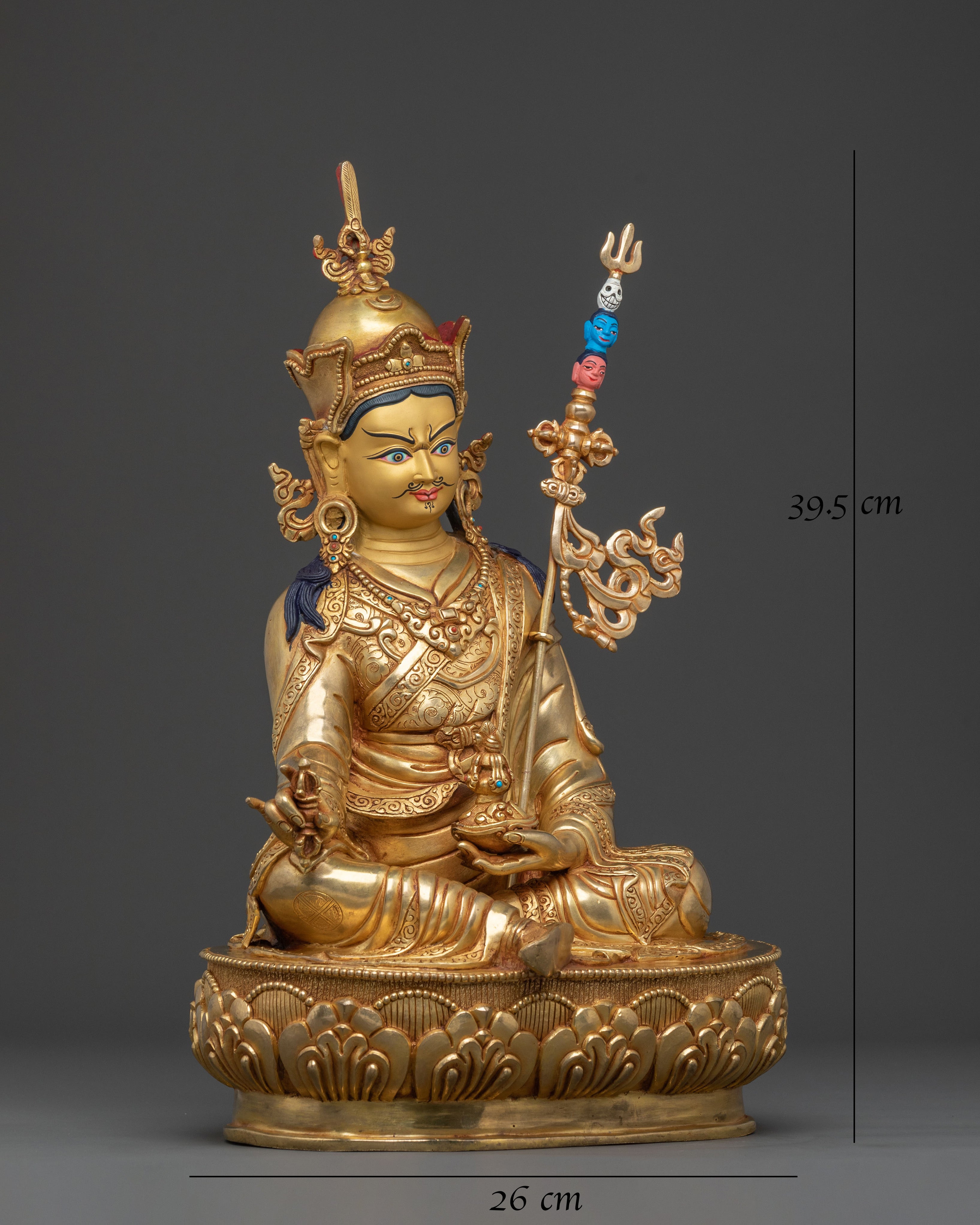 Guru Rinpoche Statue | Handcrafted Buddhist Master