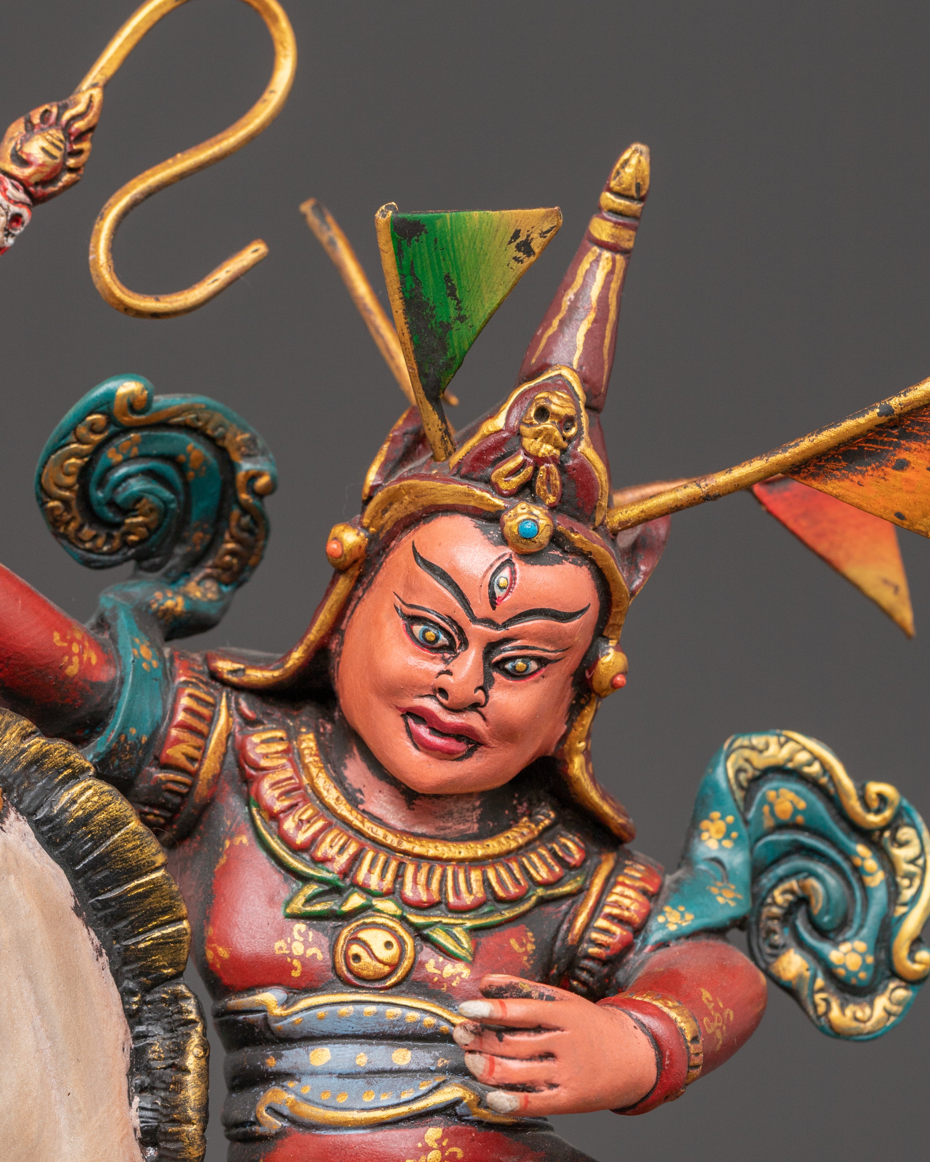 Himalayan Statue of King Gesar | Protector of the Land
