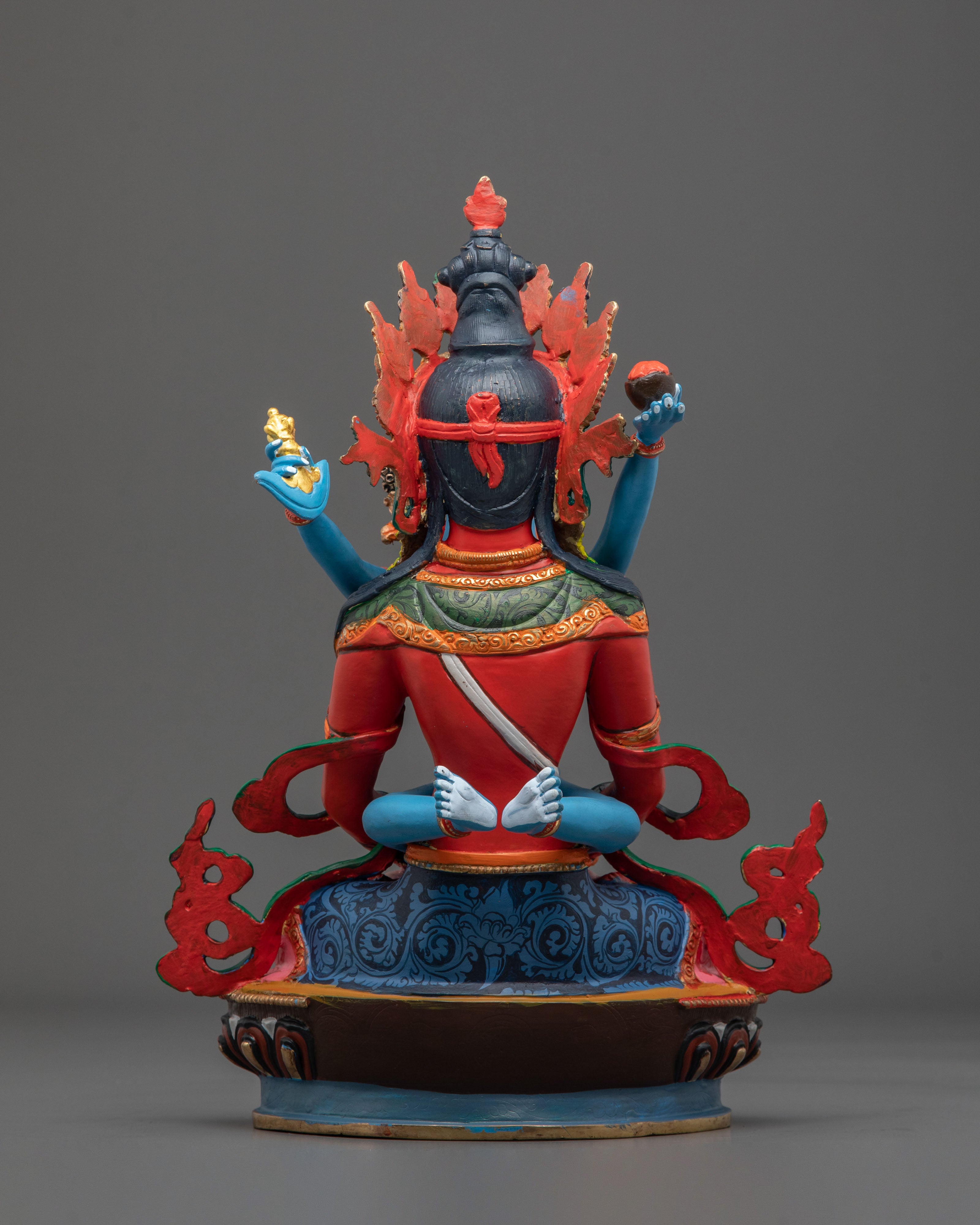 Amitayus Statue with Consort | Buddha of Infinite Life