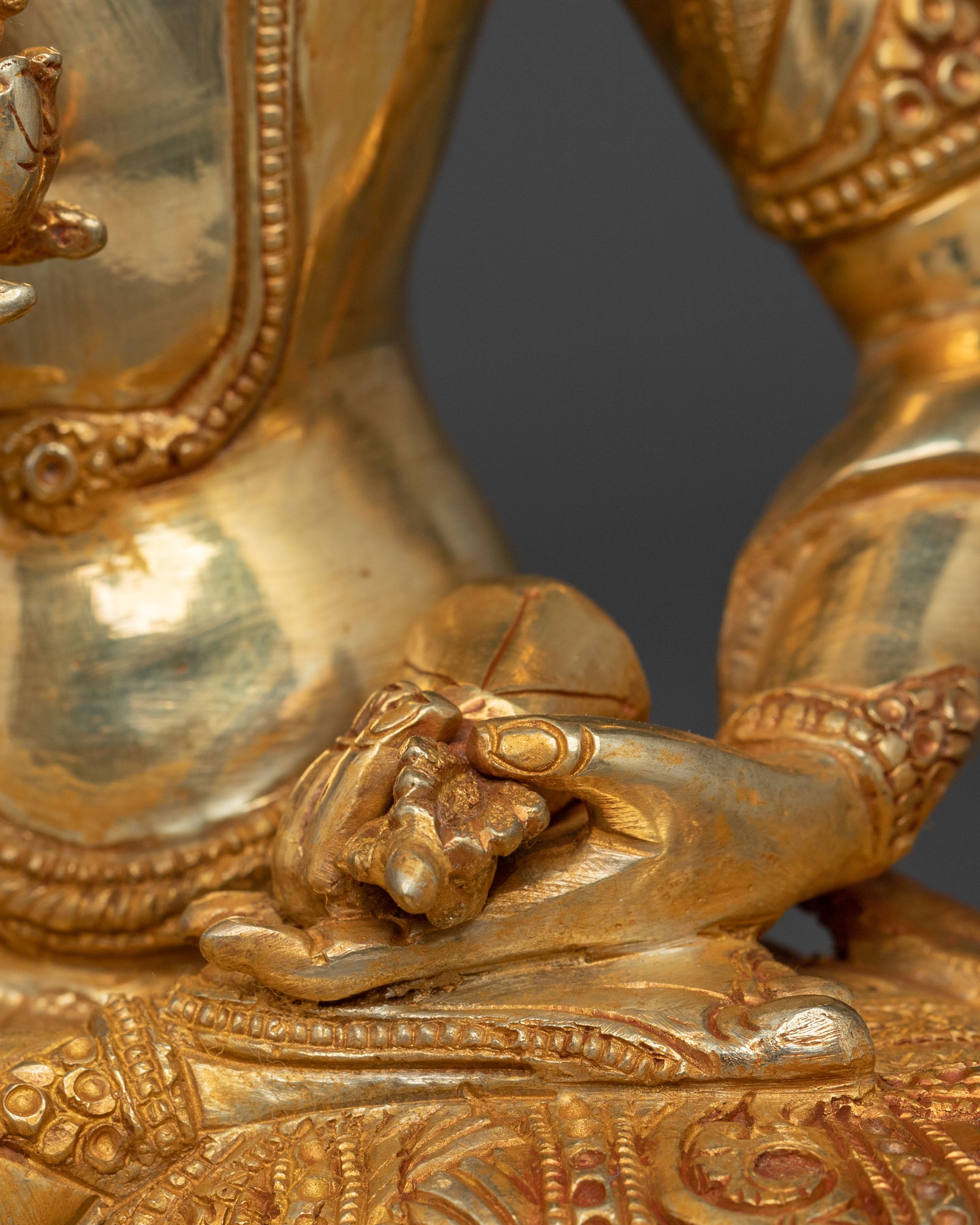 Seated Vajrasattva Statue | Tibetan Buddhist Wisdom Sculpture