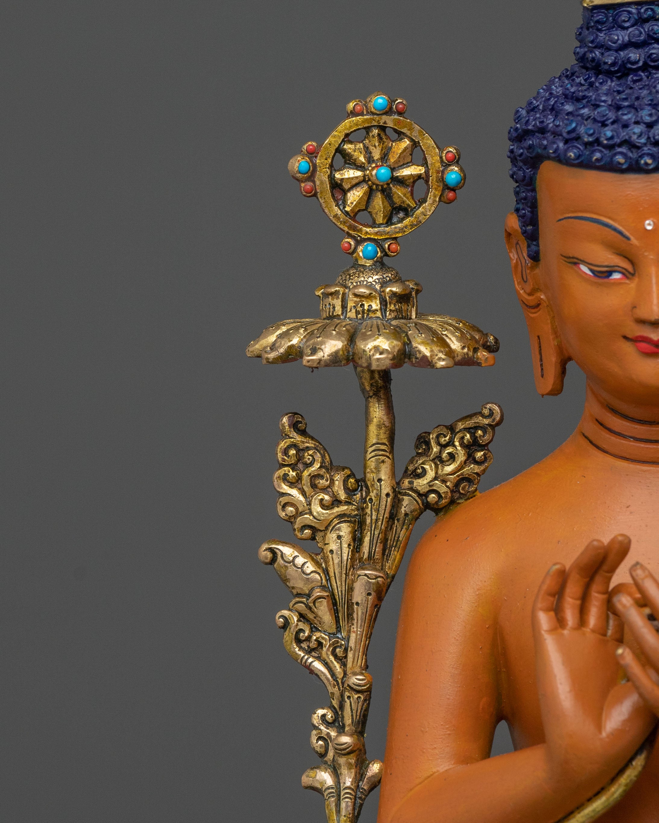 Handmade Maitreya Buddha Sculpture | Tibetan Buddhist Statue