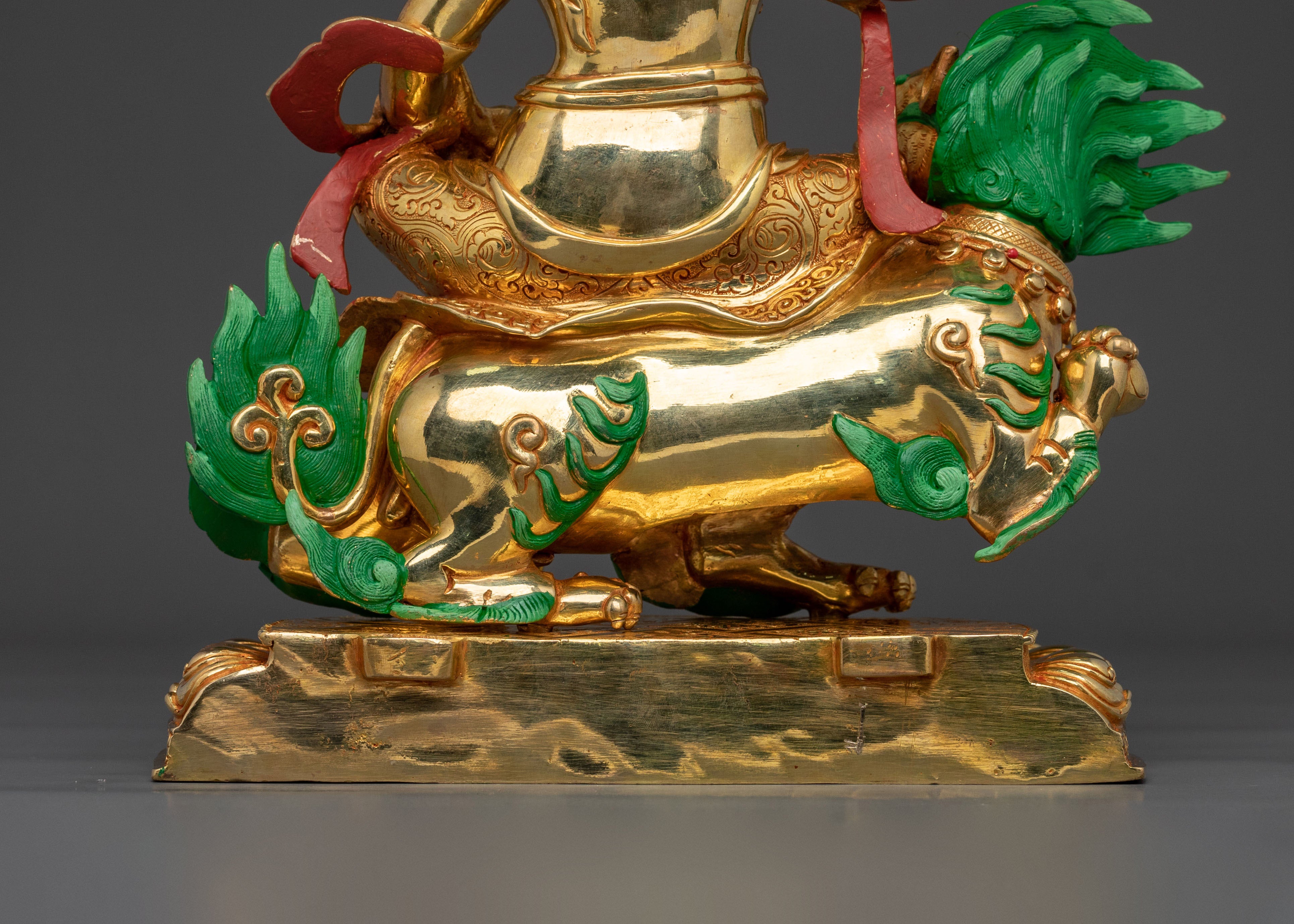 Tibetan Wealth God Namtoshe Statue | Traditional Himalayan Sacred Artwork