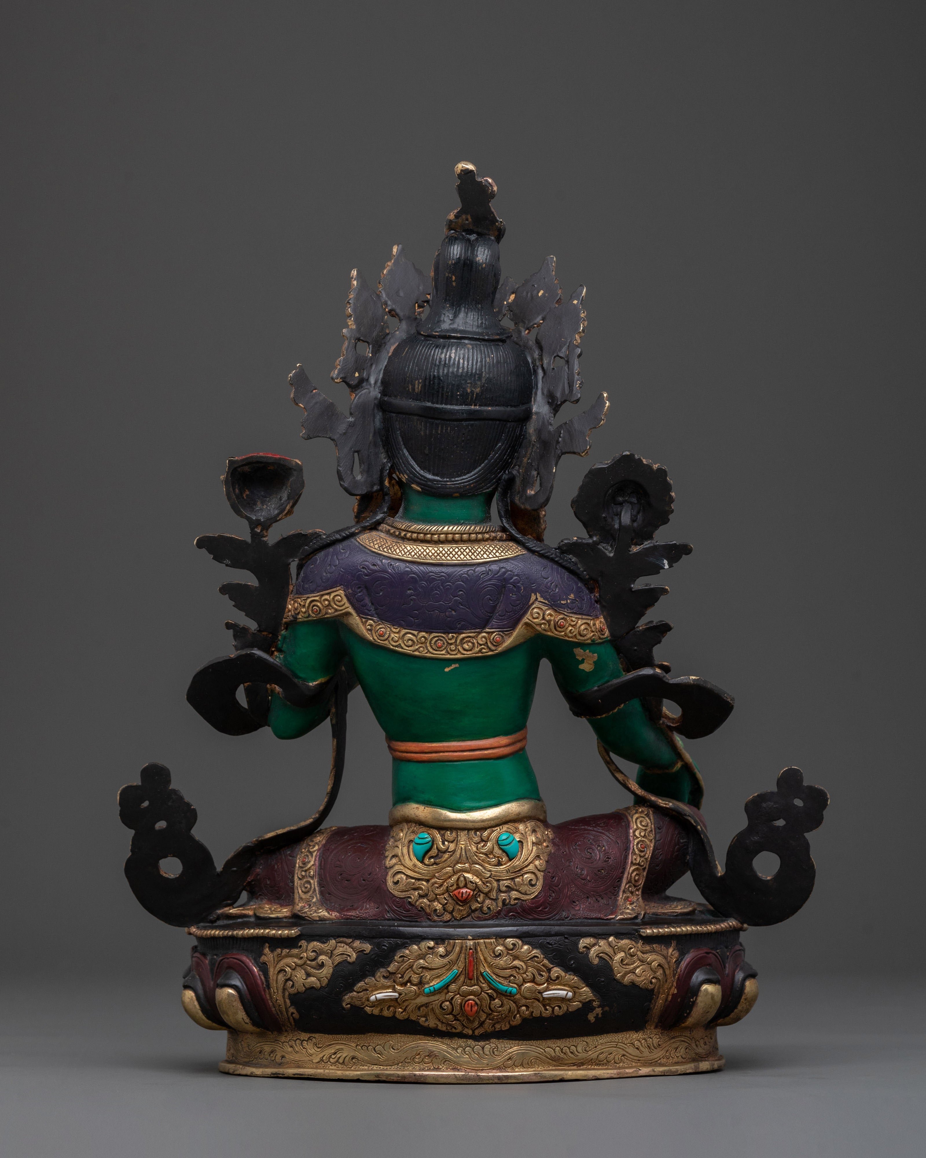 Divine Green Tara Sculpture | Goddess of Compassion & Protection