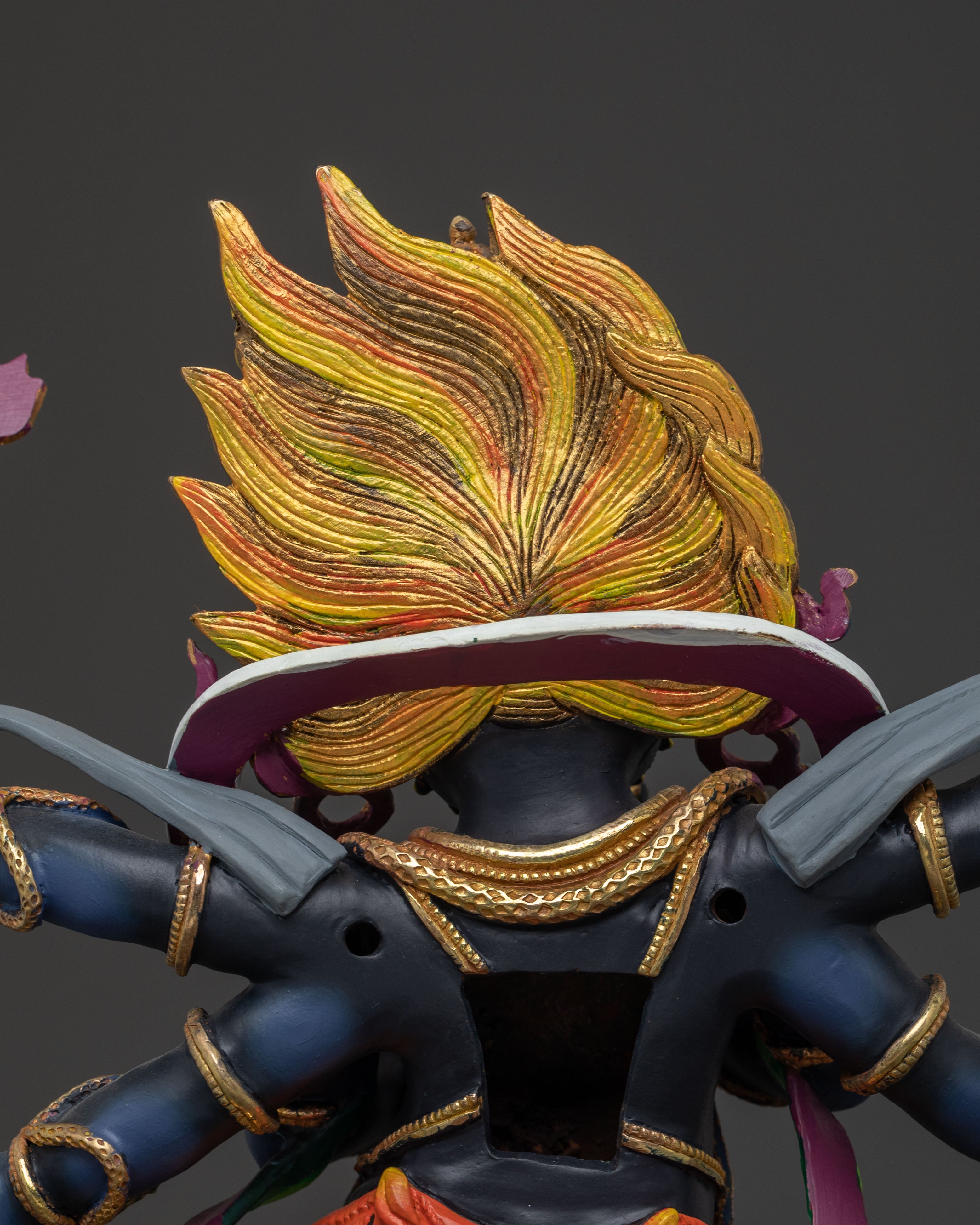 Six Armed Mahakala Statue | Supreme Guardian