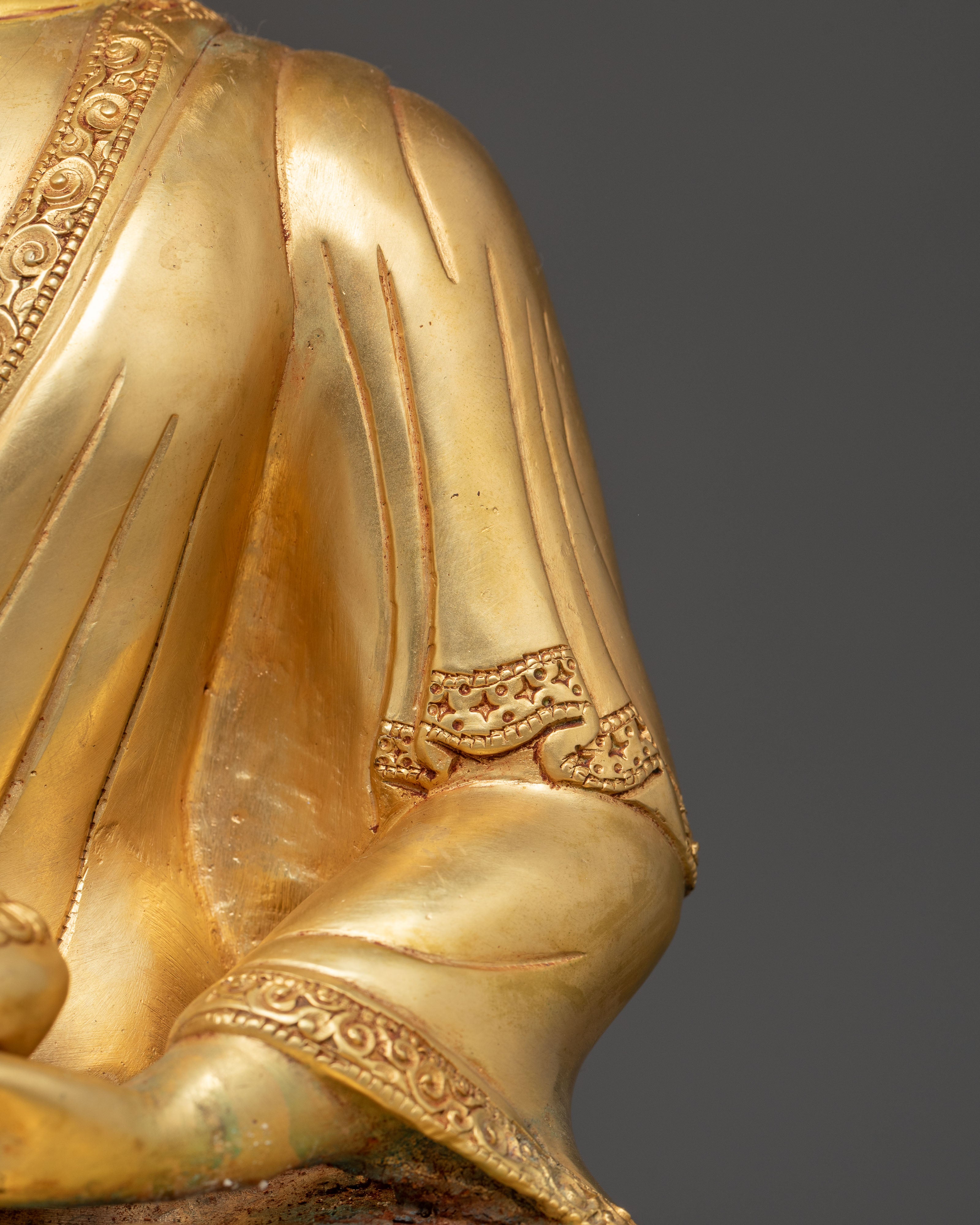 Handmade Gautama Buddha Statue: Symbol of Knowledge and Wisdom