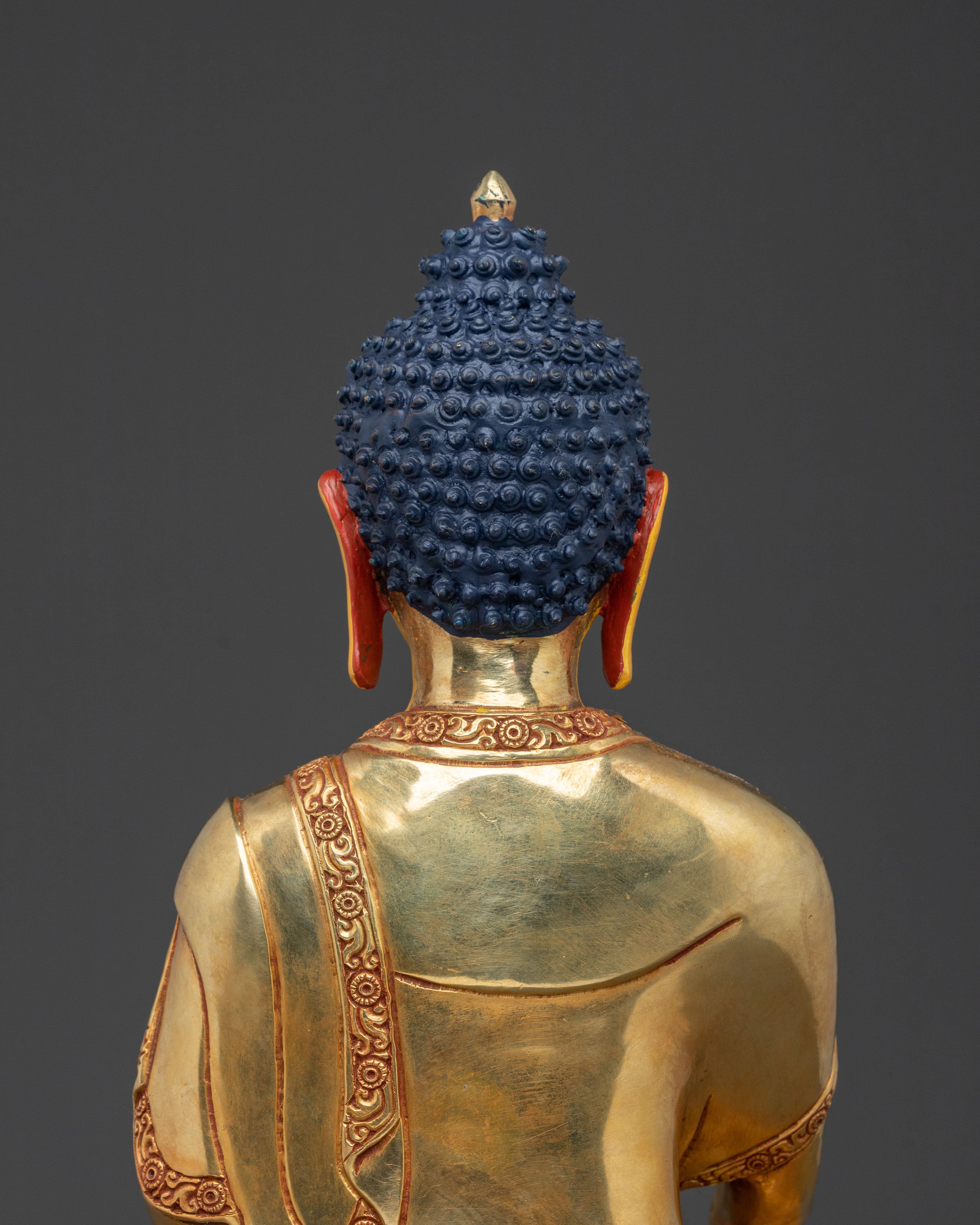 Himalayan Shakyamuni Buddha Handcrafted Sculpture