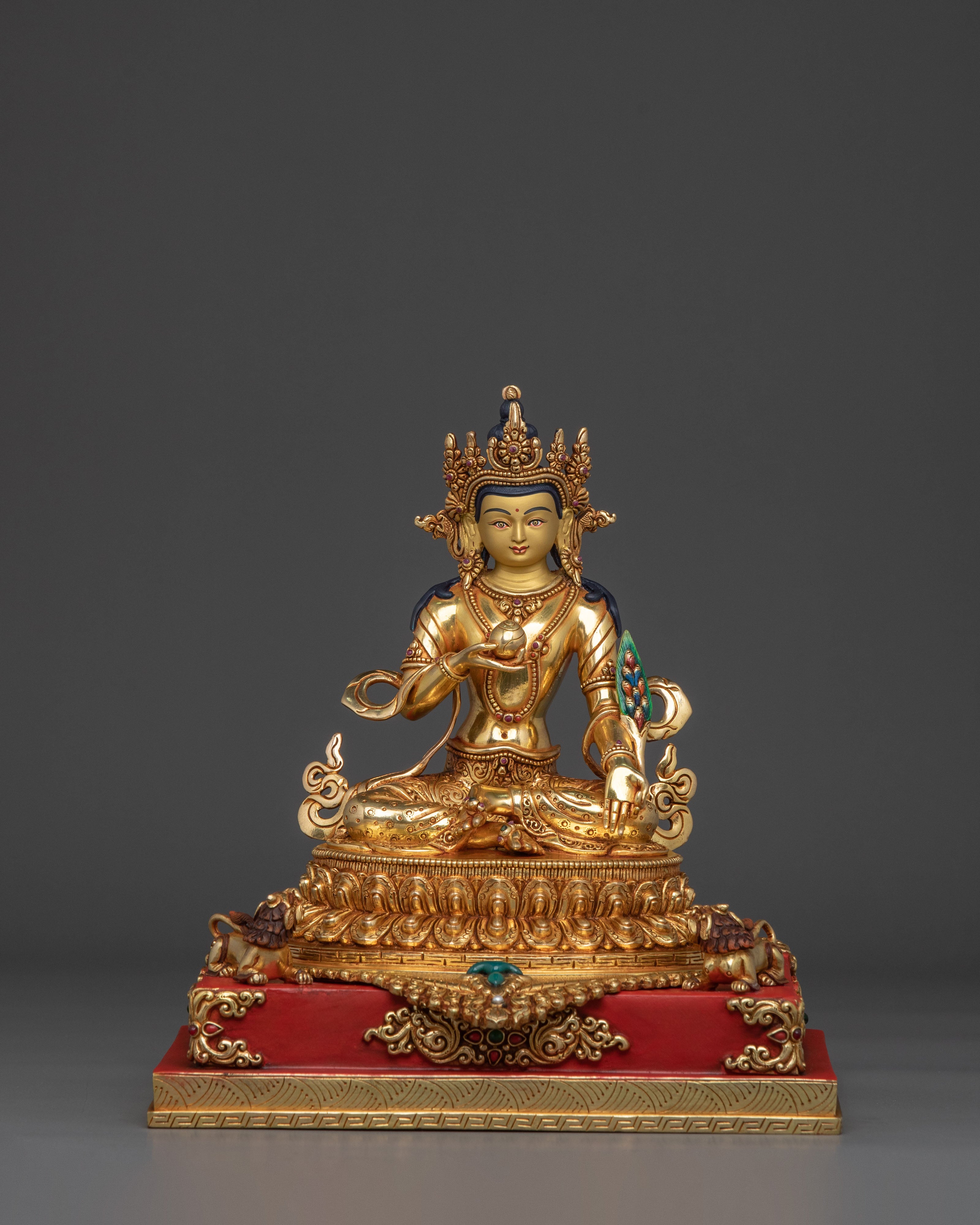 Handcrafted Kshitigarbha Buddhist Statue | Home Decor