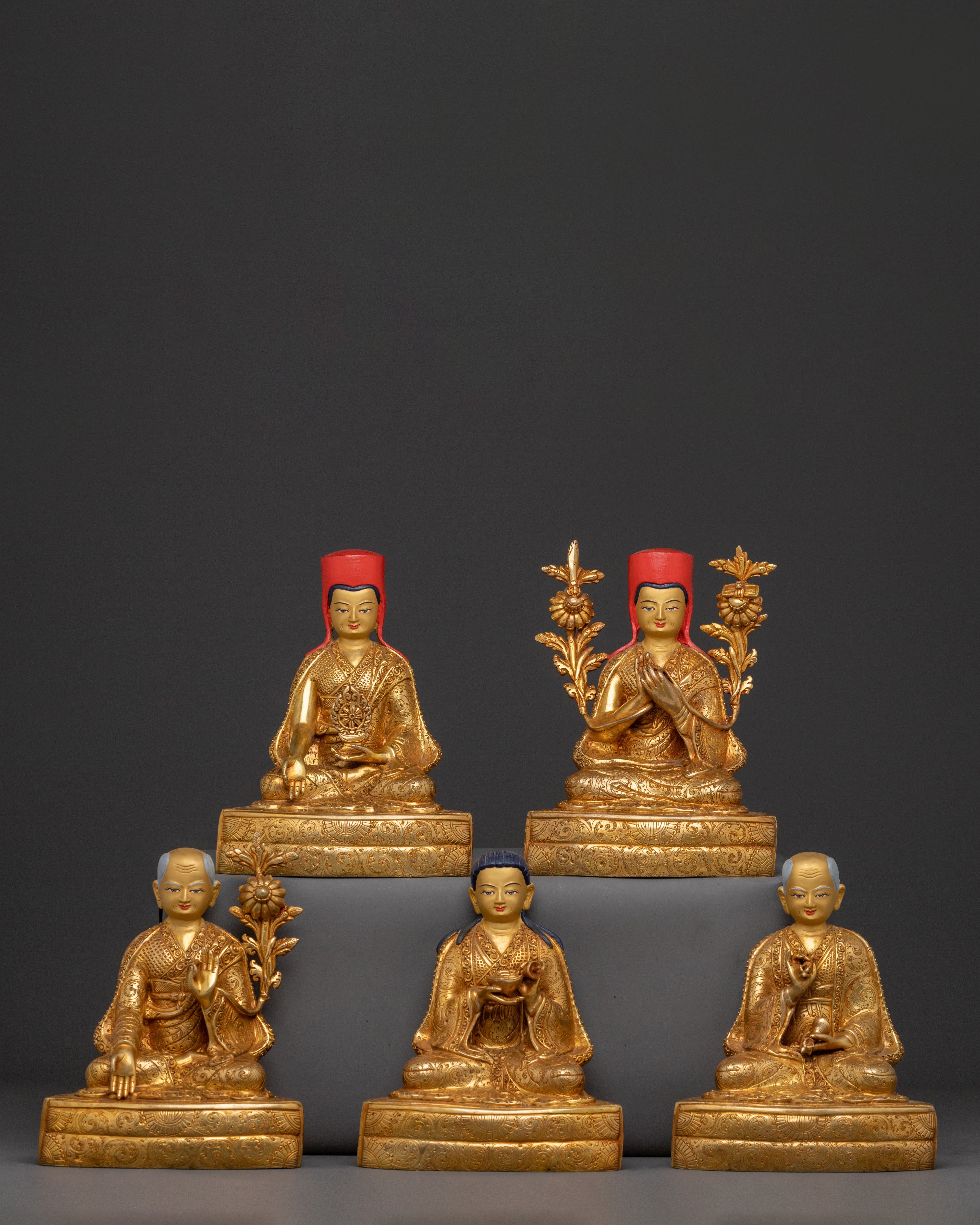 Sakya Masters Statue Set
