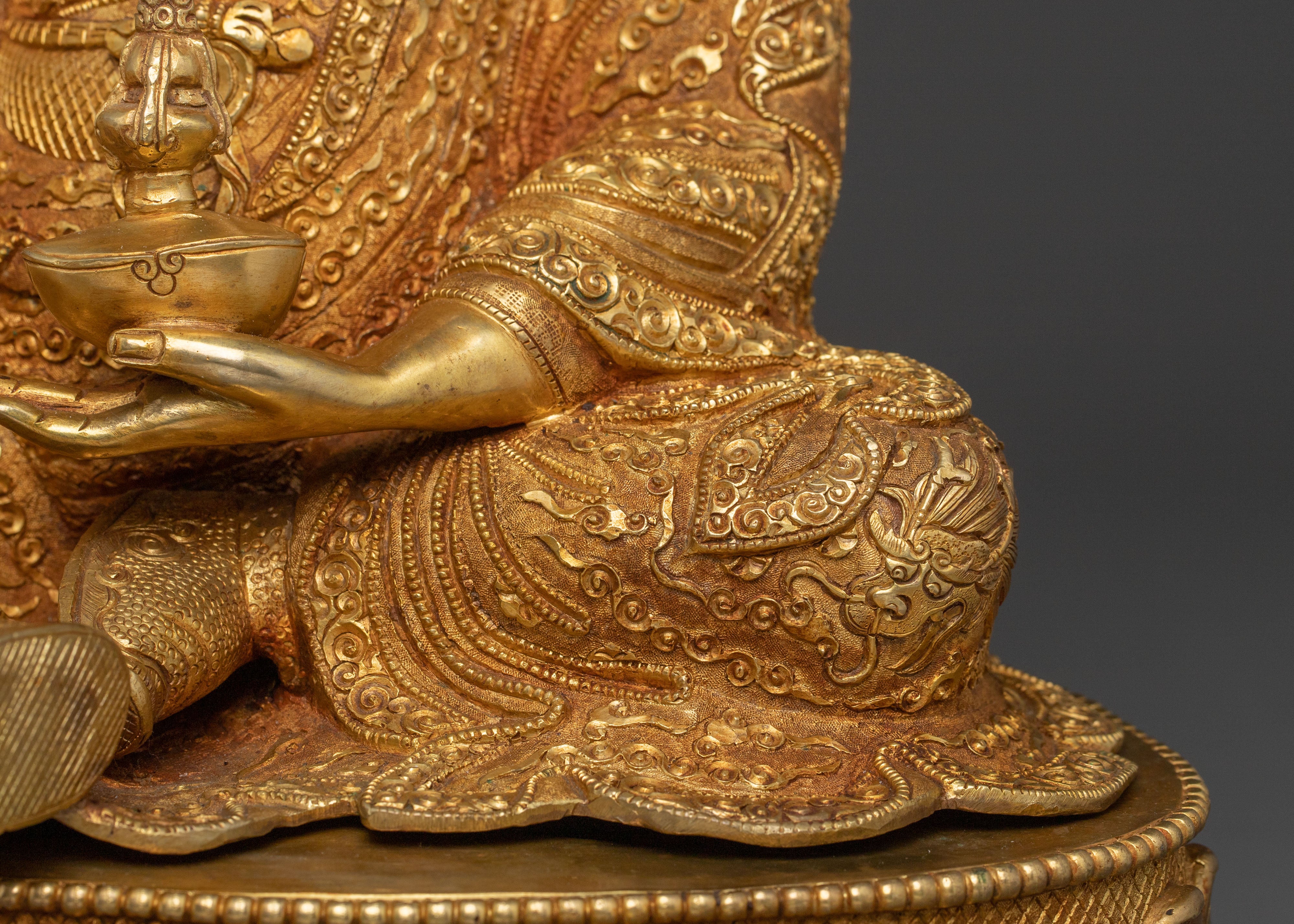 Guru Rinpoche Himalayan Handcrafted Statue | The Vajrayana Master