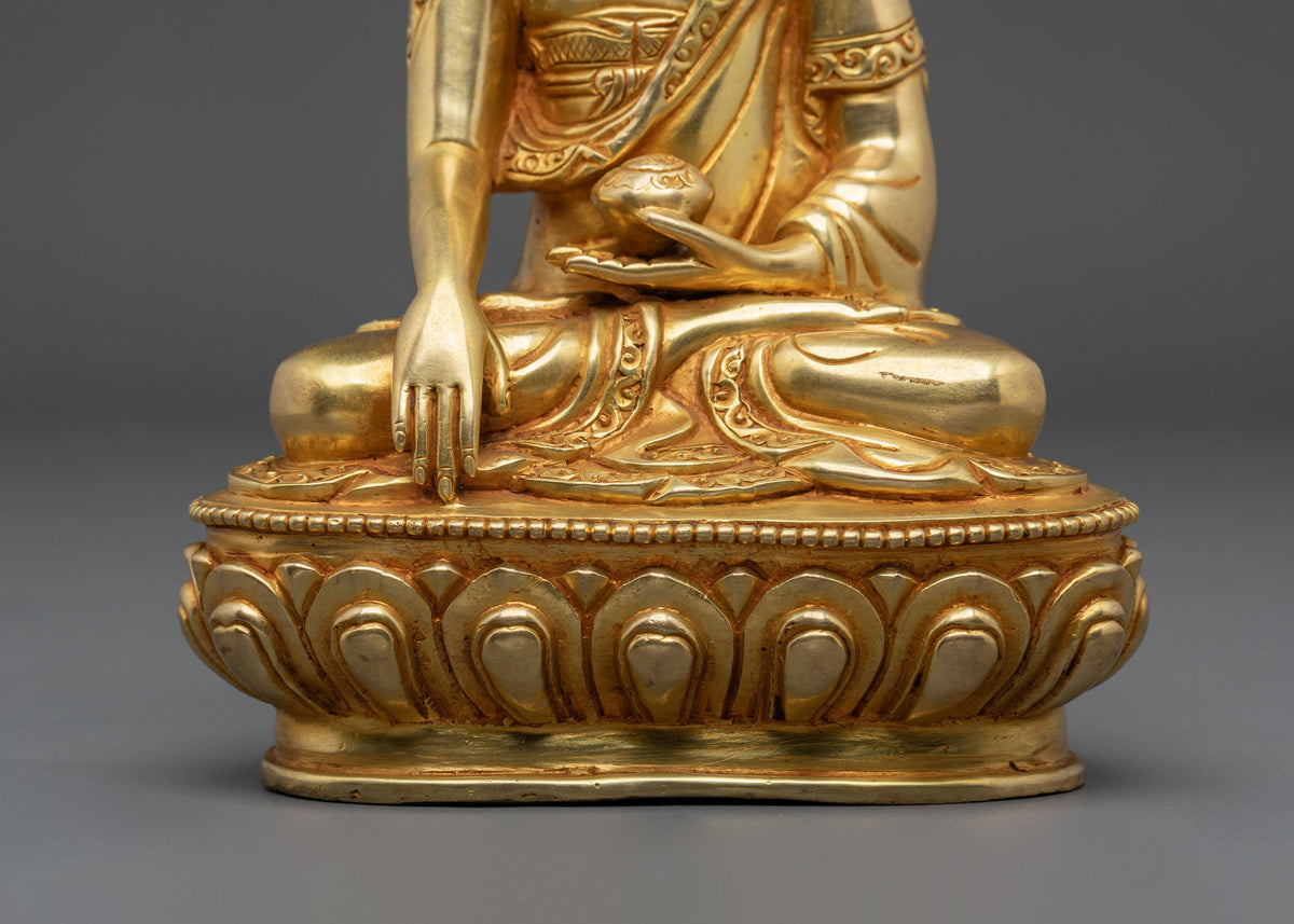 Traditional Shakyamuni Buddha Statue | Buddhist Altar Figure