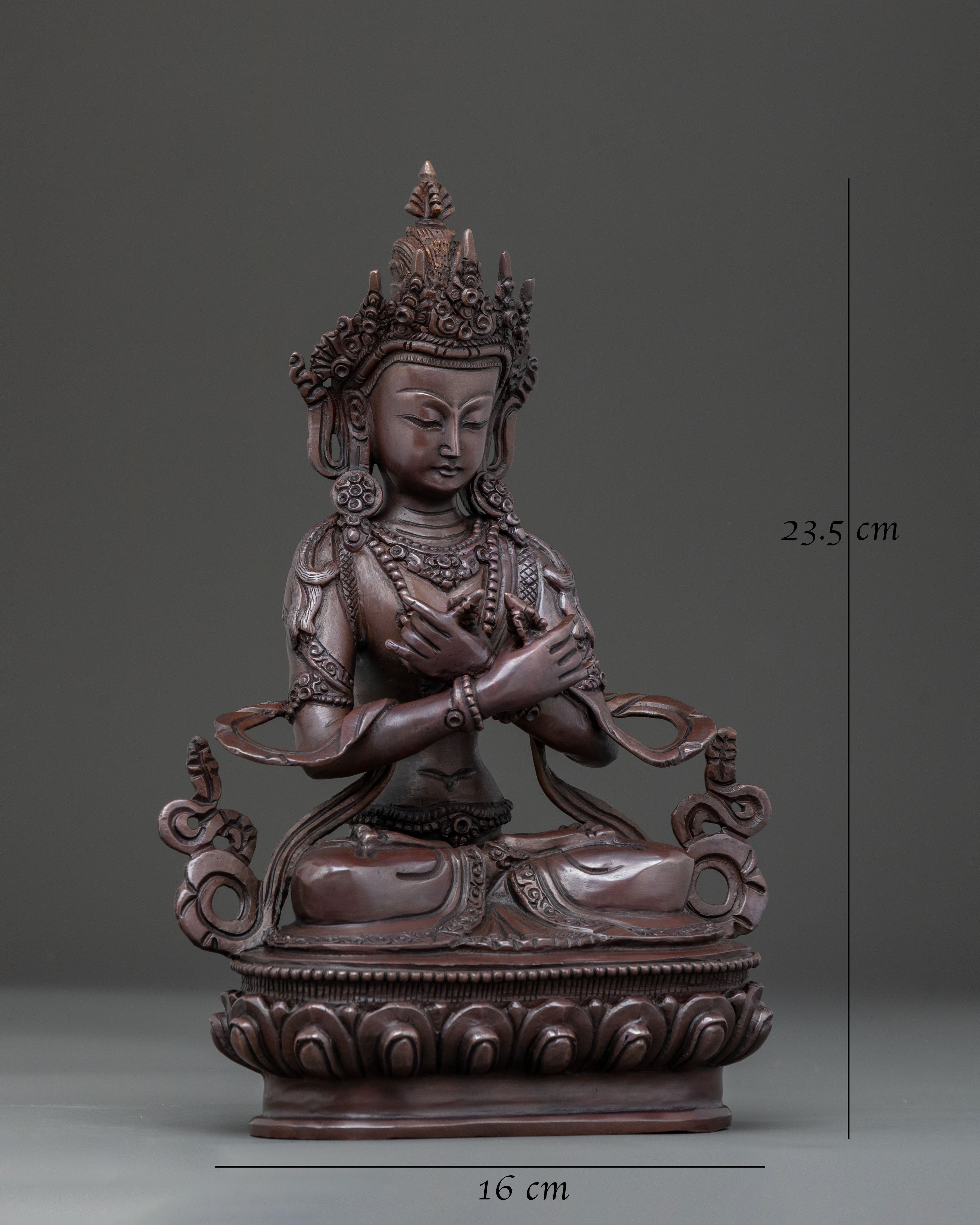 Vajradhara Oxidized Copper Statue | Primordial Wisdom