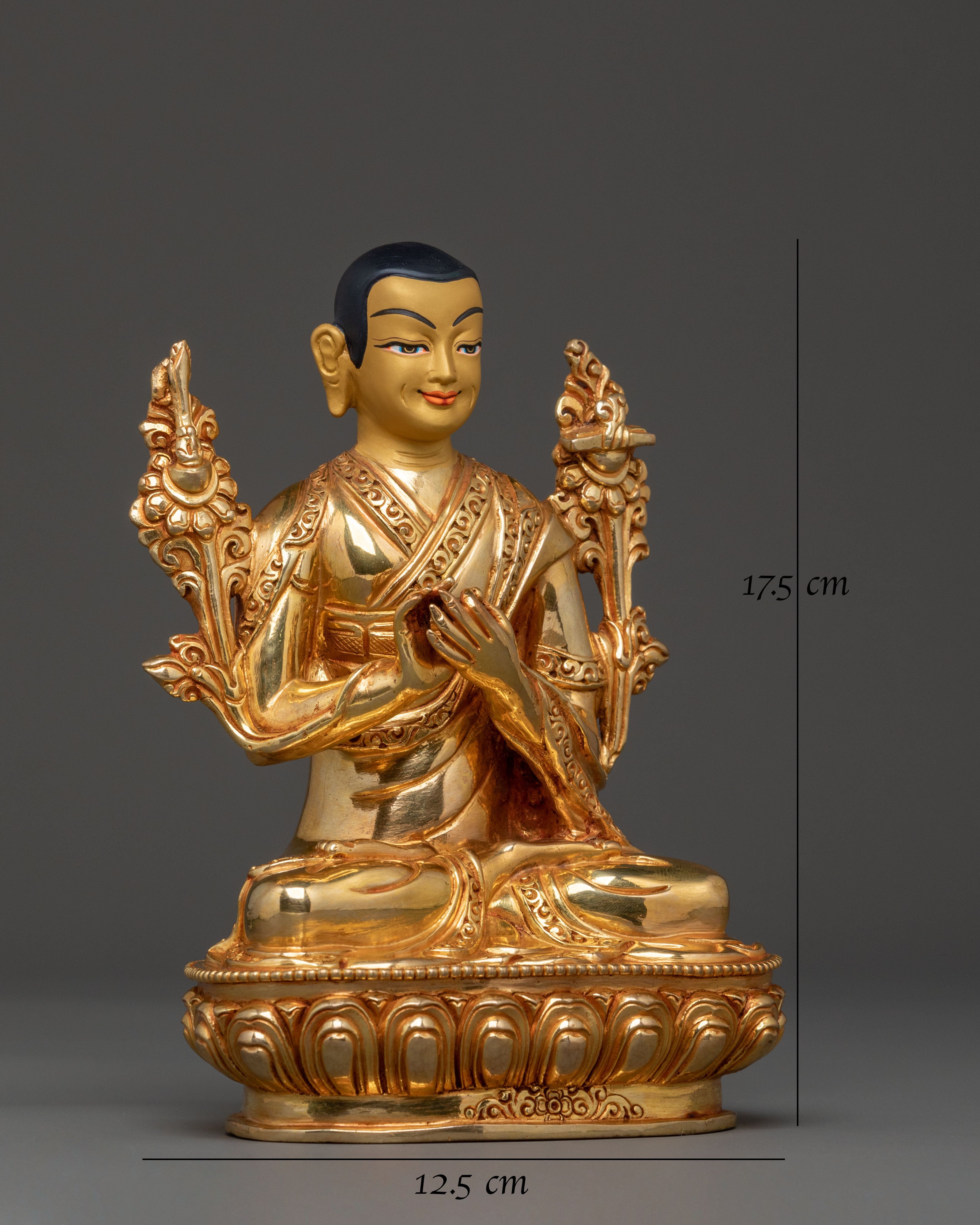Tsongkhapa with Disciples Statue Set