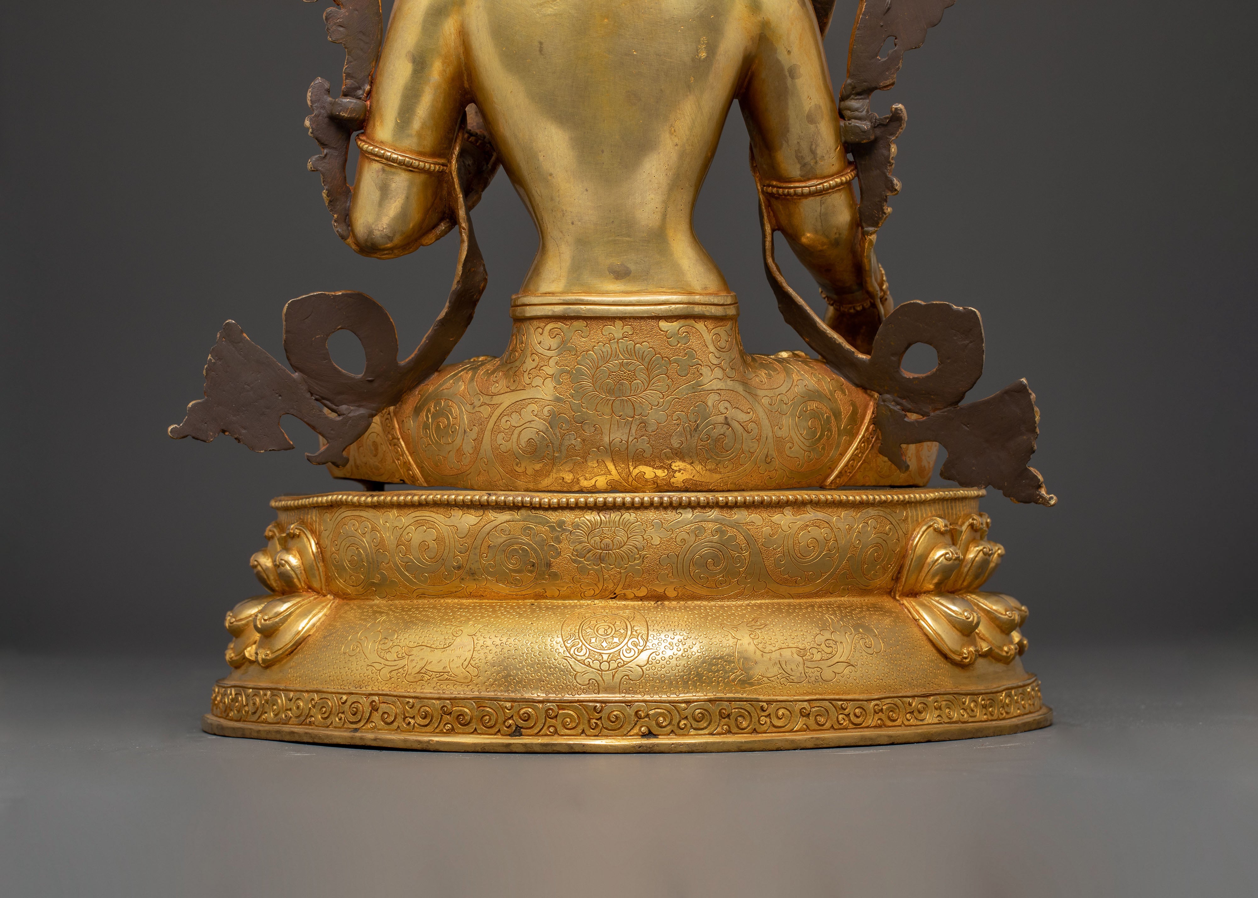 Divine White Tara Statue: Seven Eyed Goddess