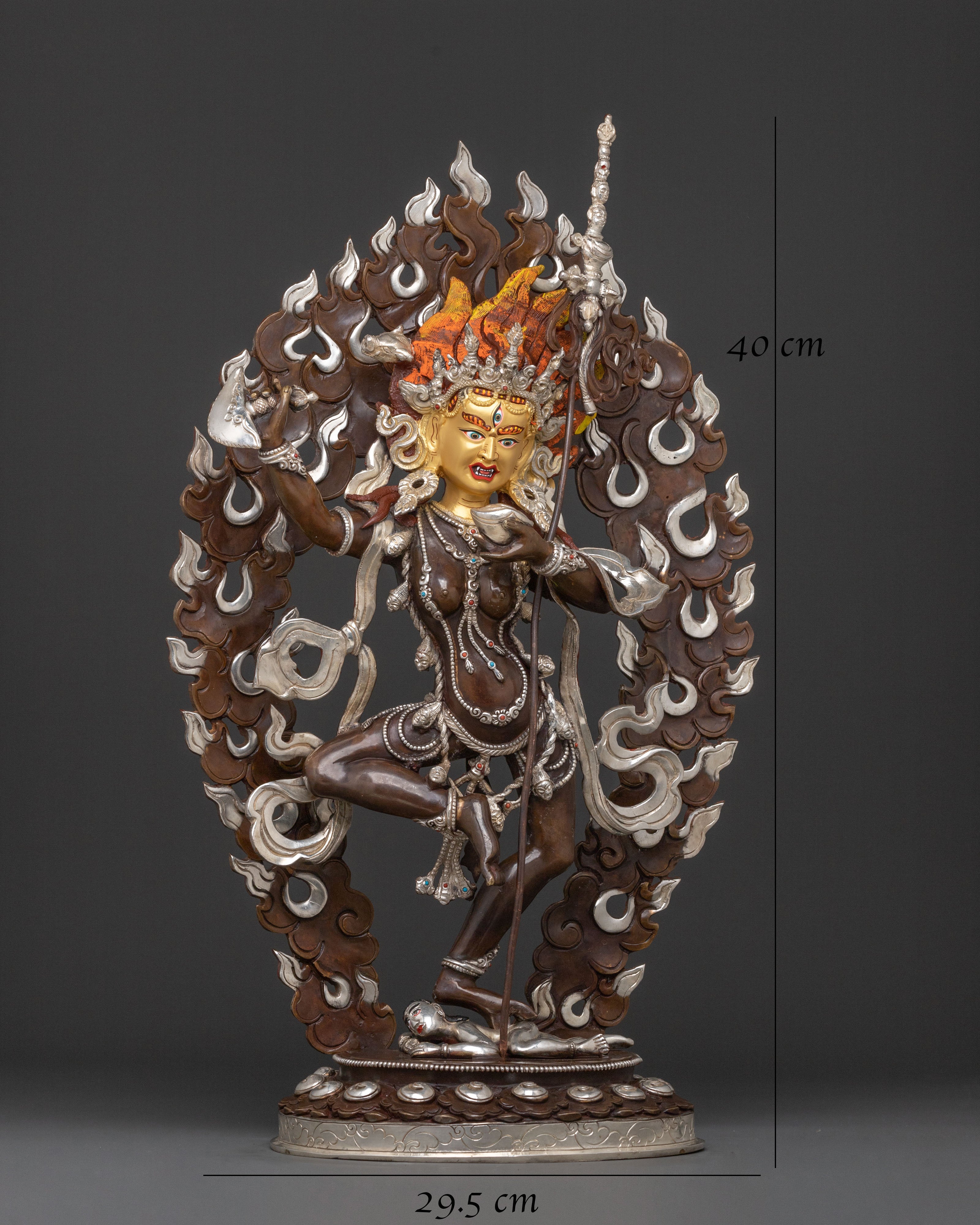 Handcrafted Dorje Phagmo Statue: Home Decor