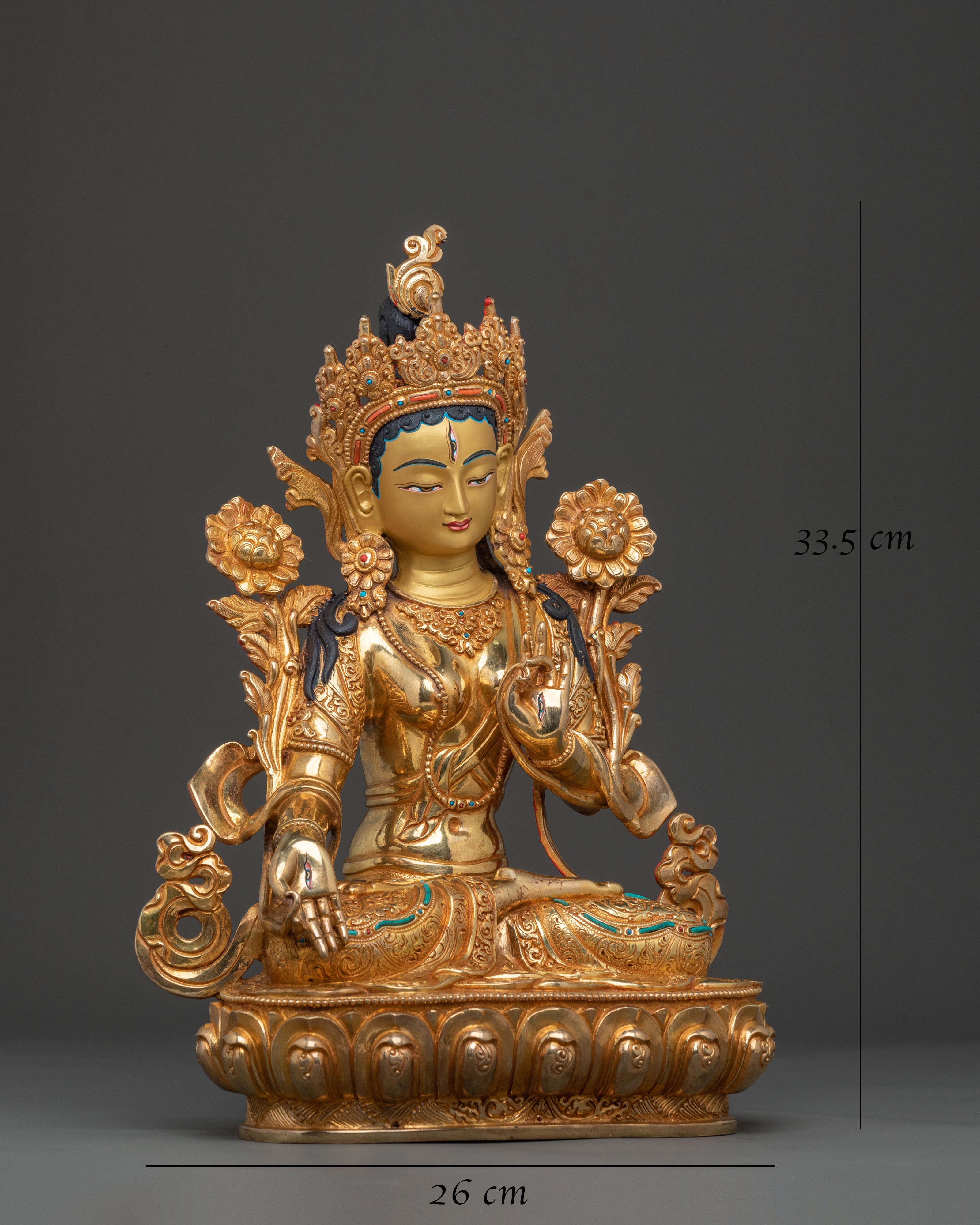White Tara Sacred Statue | Symbol of Healing