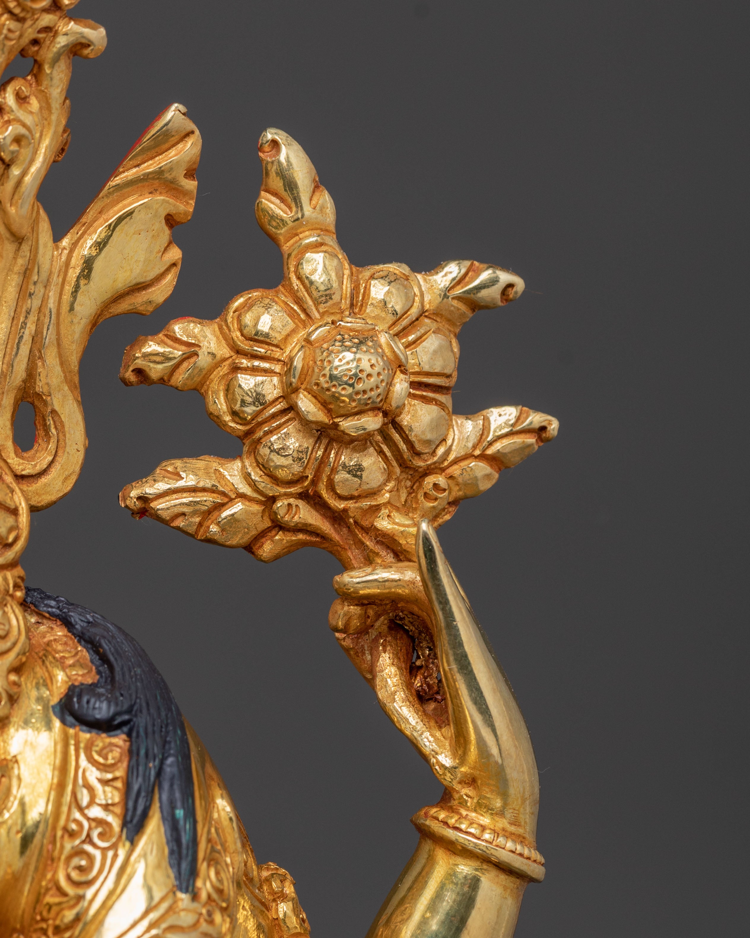 Chenrezig Sacred Tibetan Statue | Meditation Altar Figurine