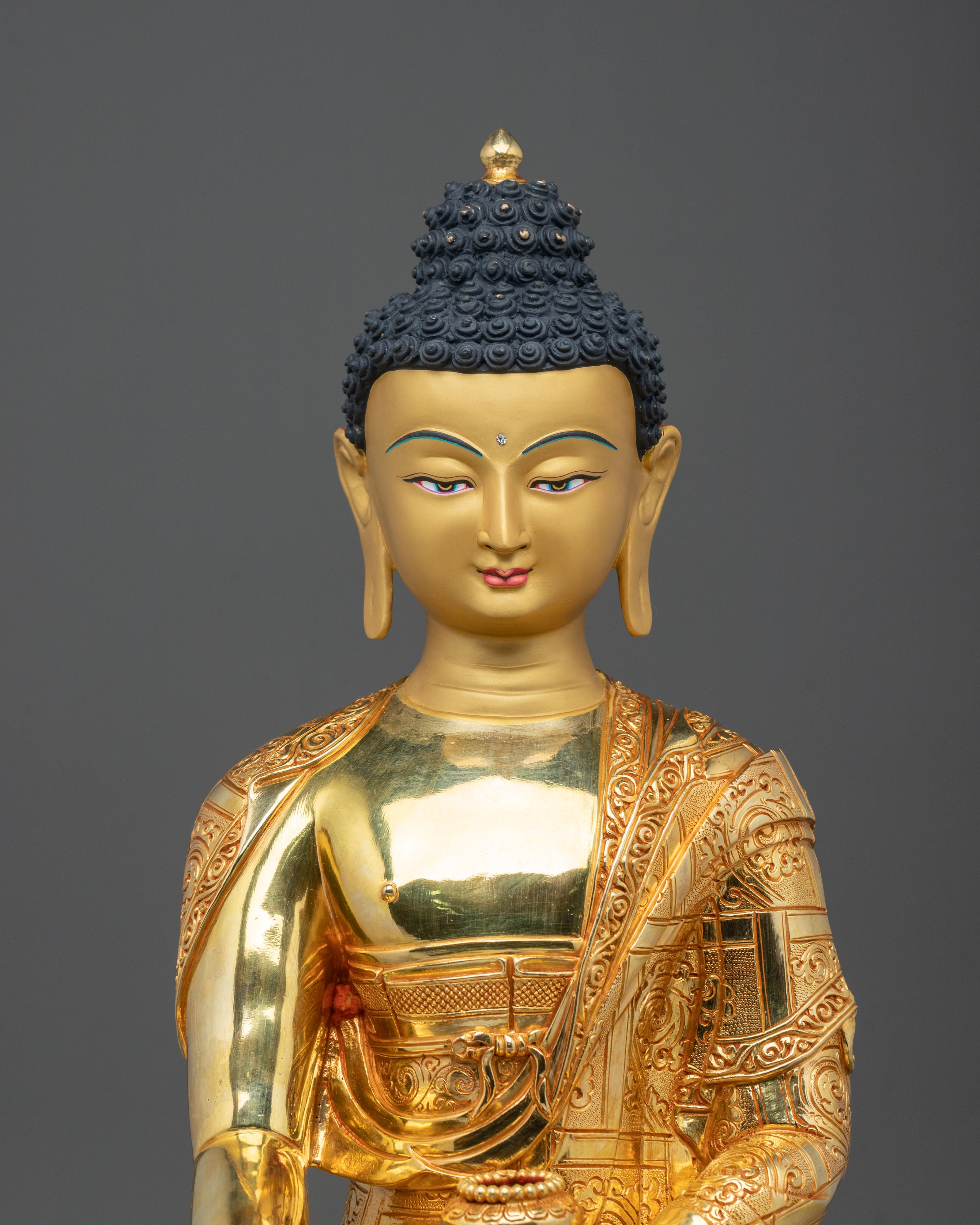 Serene Sage Shakyamuni Buddha Himalayan Sculpture