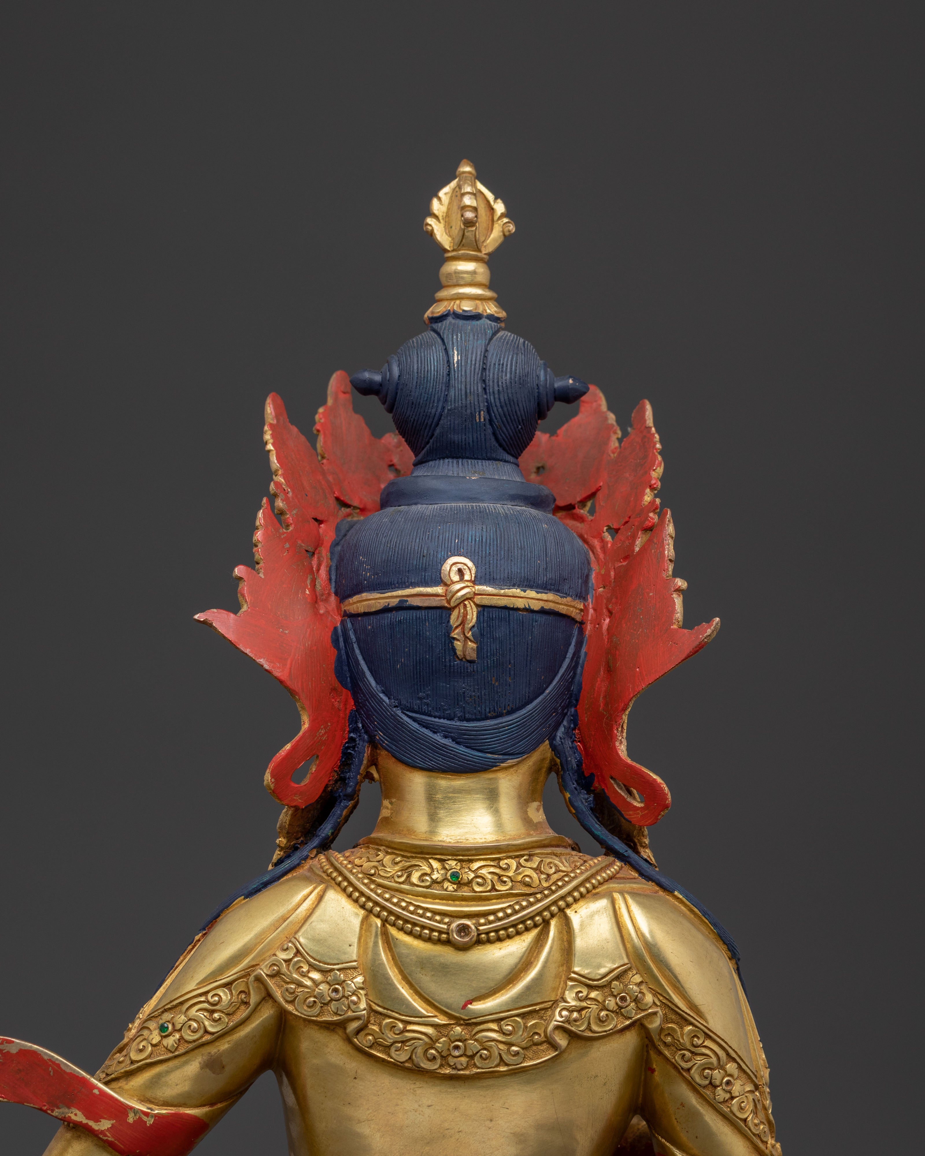 Golden Statue of Divine Vajrasattva | 24k Gold Gilded