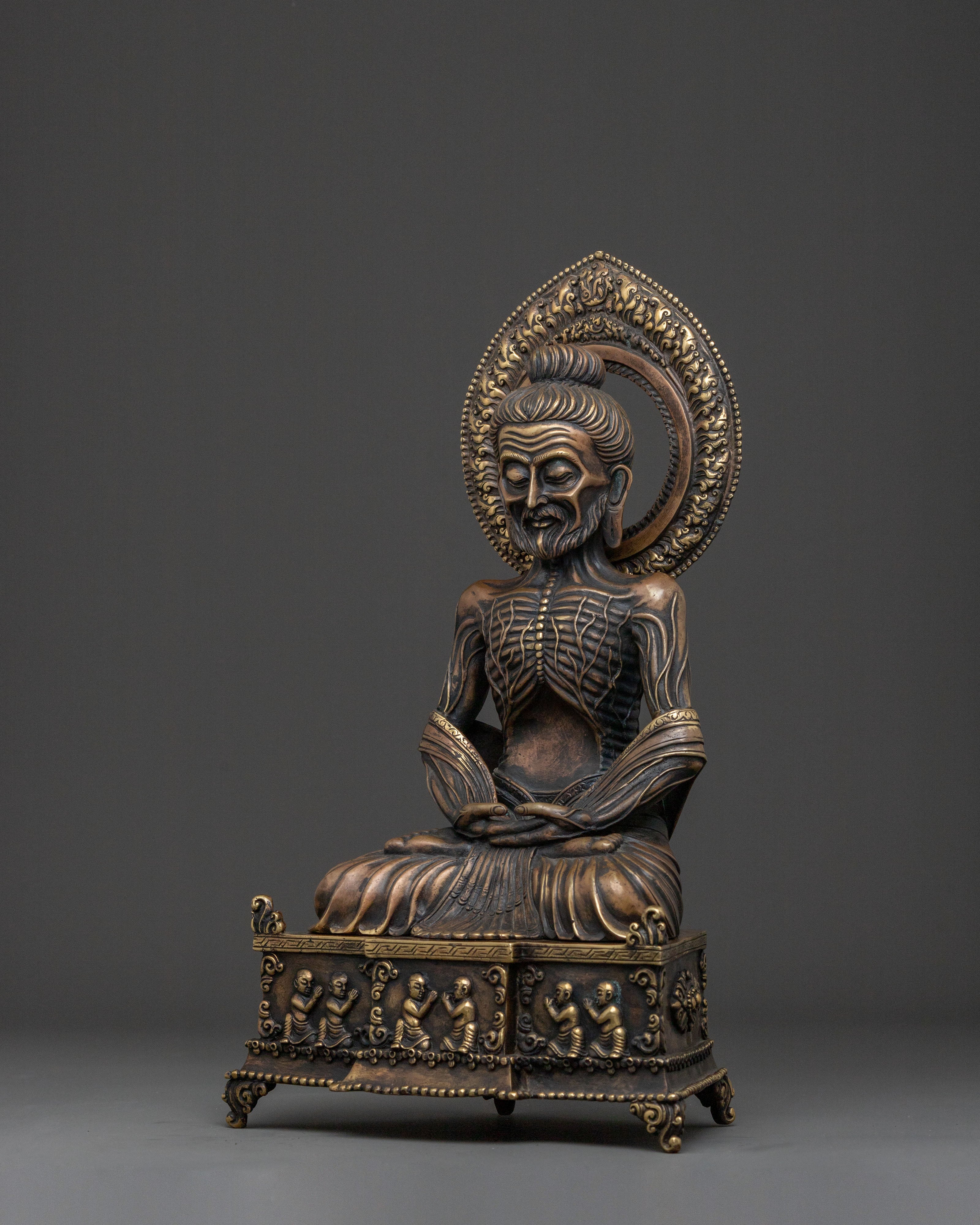 Fasting Buddha Spiritual Statue | Meditational Figure
