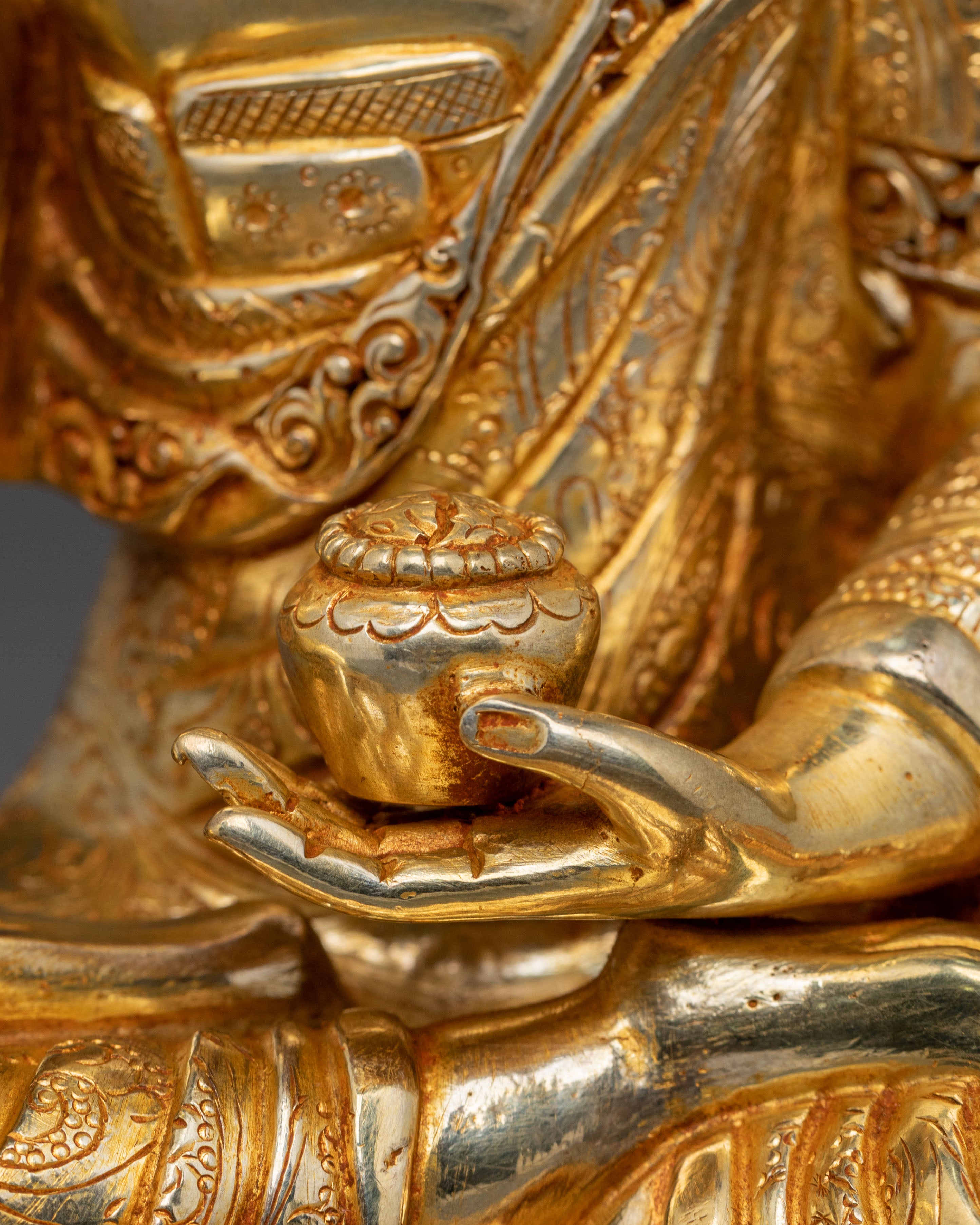 Shakyamuni Buddha Golden Statue | Enlightened Guide