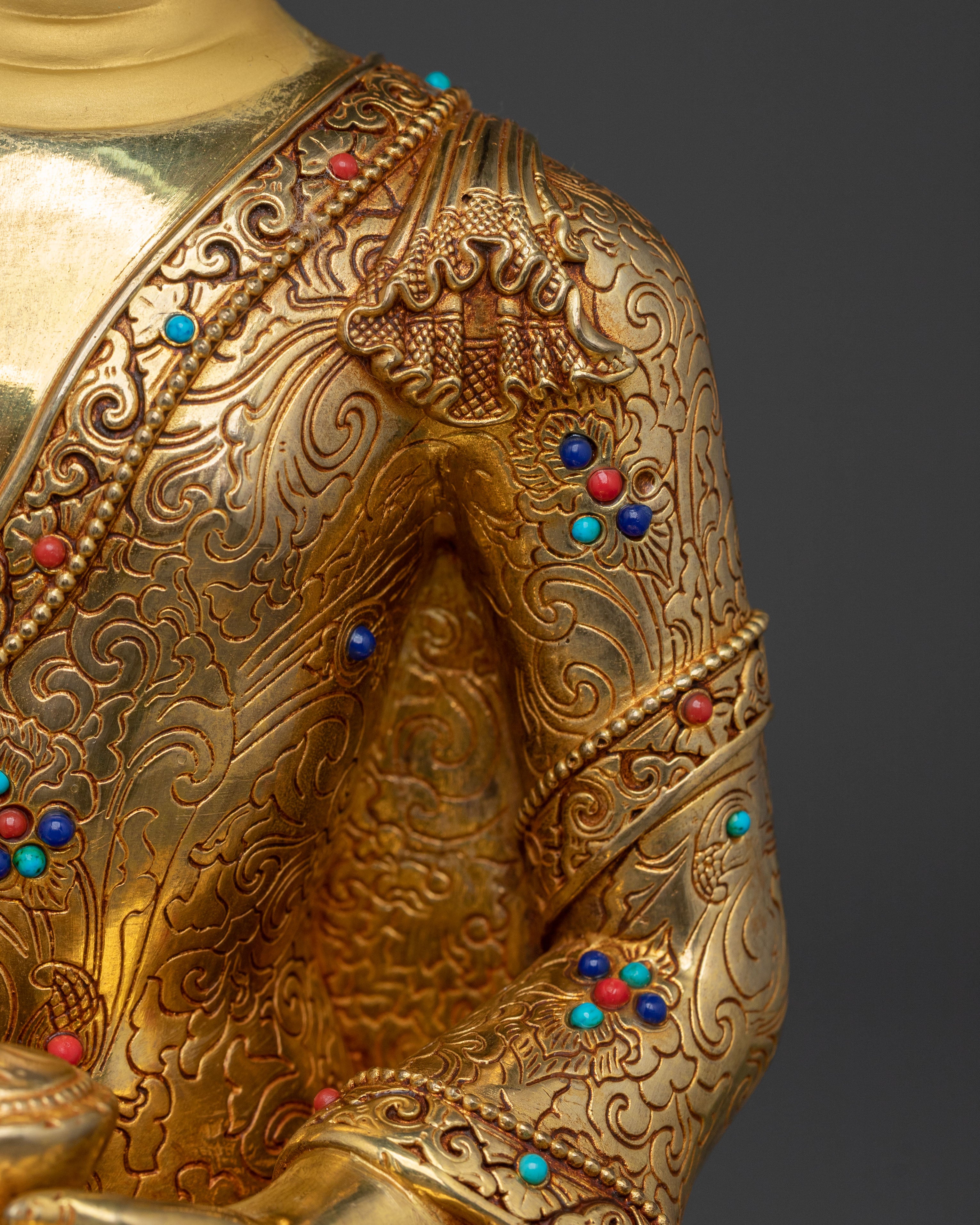 Amitabha Buddha Golden Statue | Buddhist Home Decor